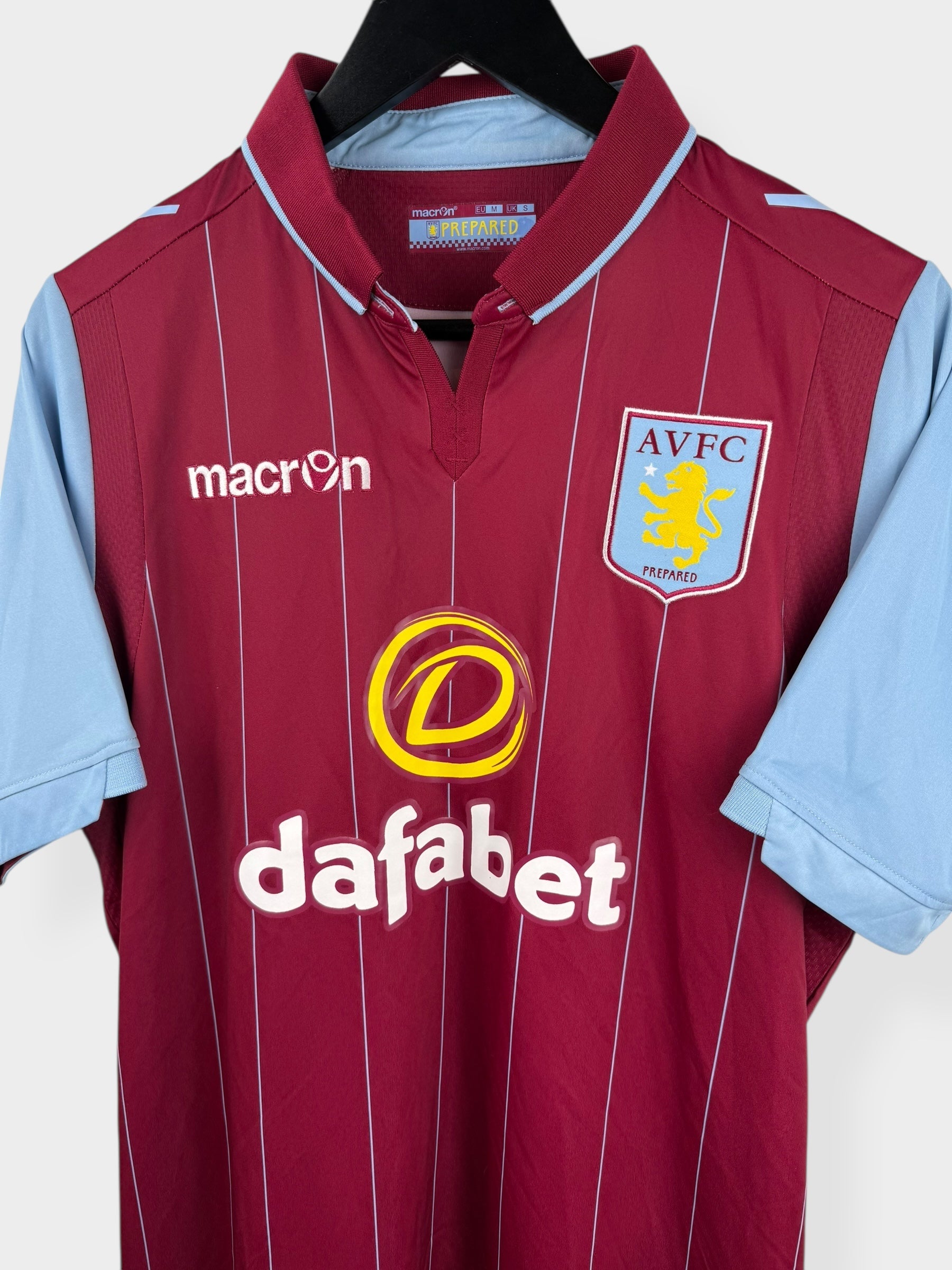 2014-15 ASTON VILLA HOME SHIRT BENTEKE #20 M