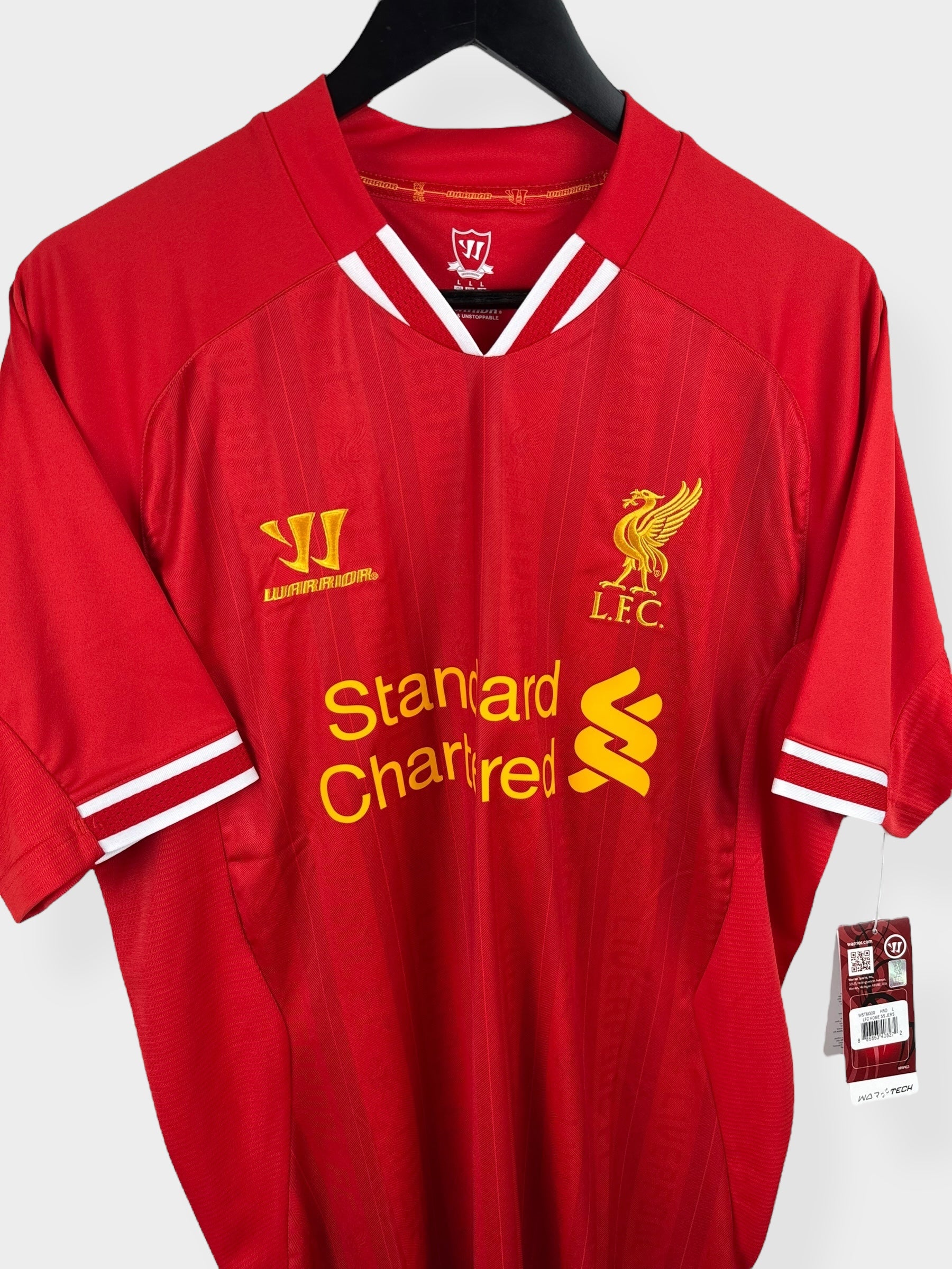 2013-14 LIVERPOOL HOME SHIRT L - Authentic Football Club