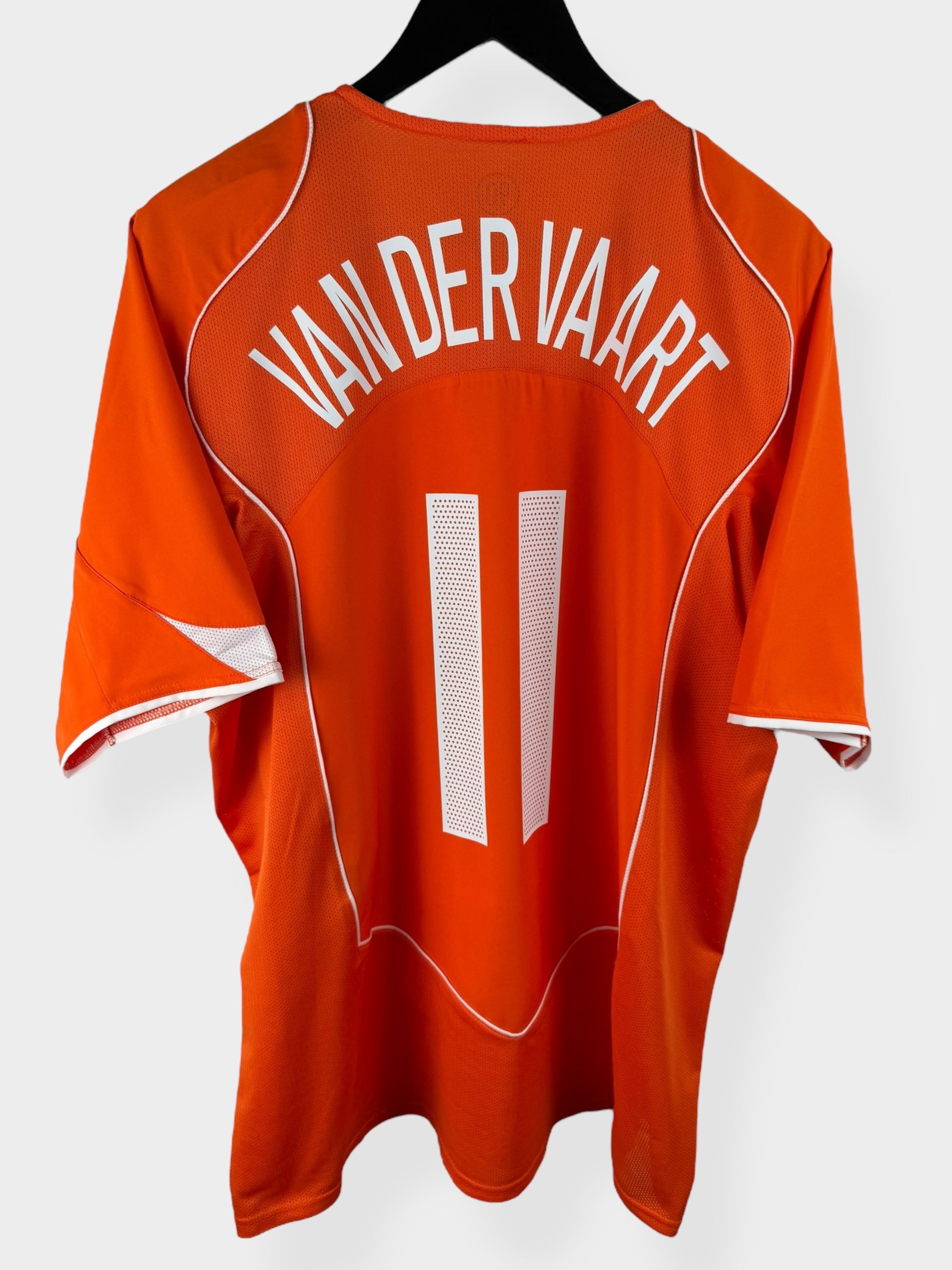 2004-06 NETHERLANDS HOME SHIRT VAN DER VAART #11 XL - Authentic Football Club