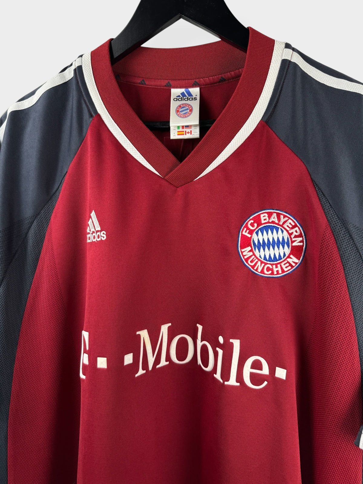 2001-02 BAYERN MUNICH THUISSHIRT SANTA CRUZ #24 XXL