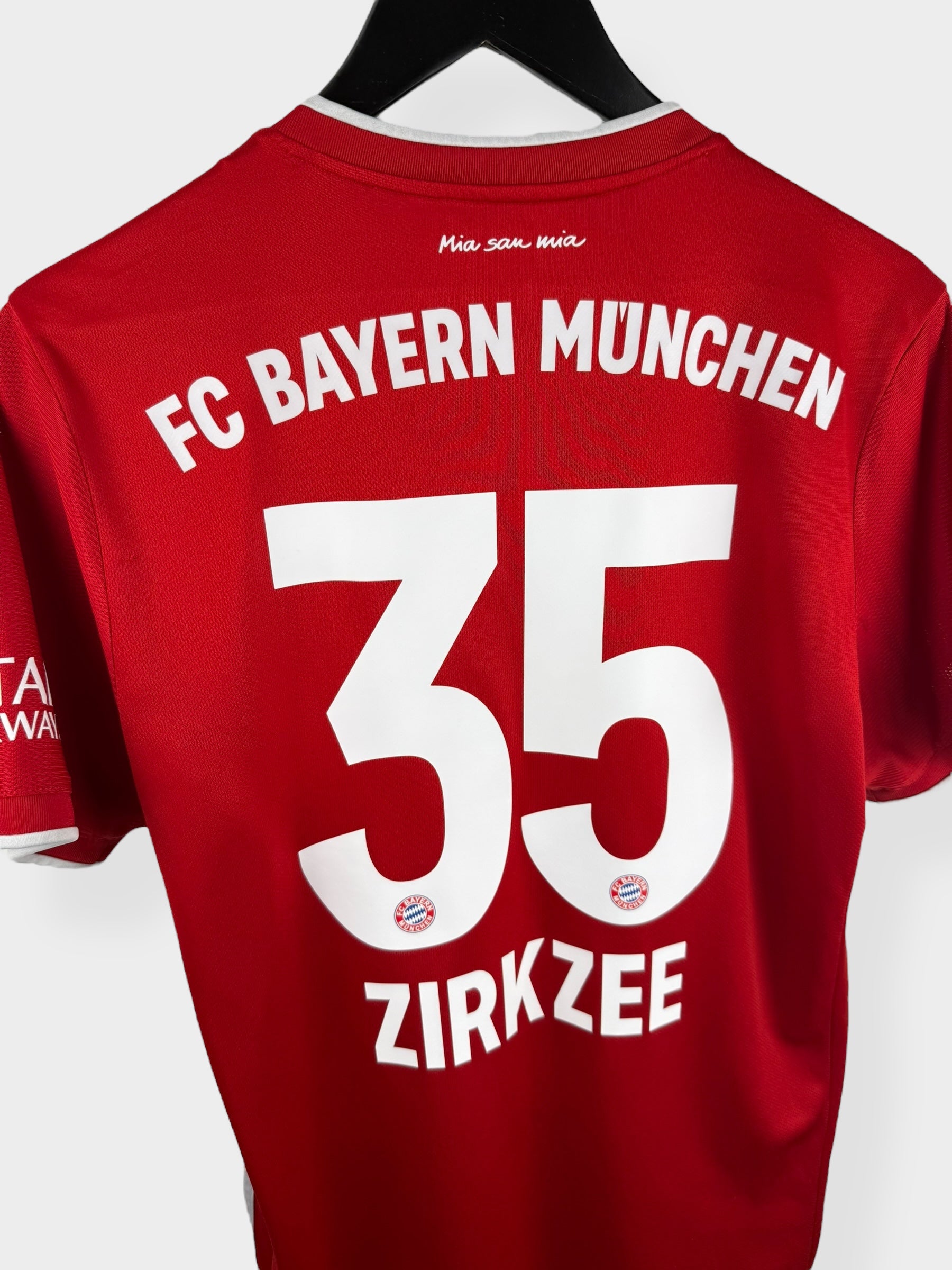 2020-21 BAYERN MUNICH HOME SHIRT ZIRKZEE #35 M - Authentic Football Club