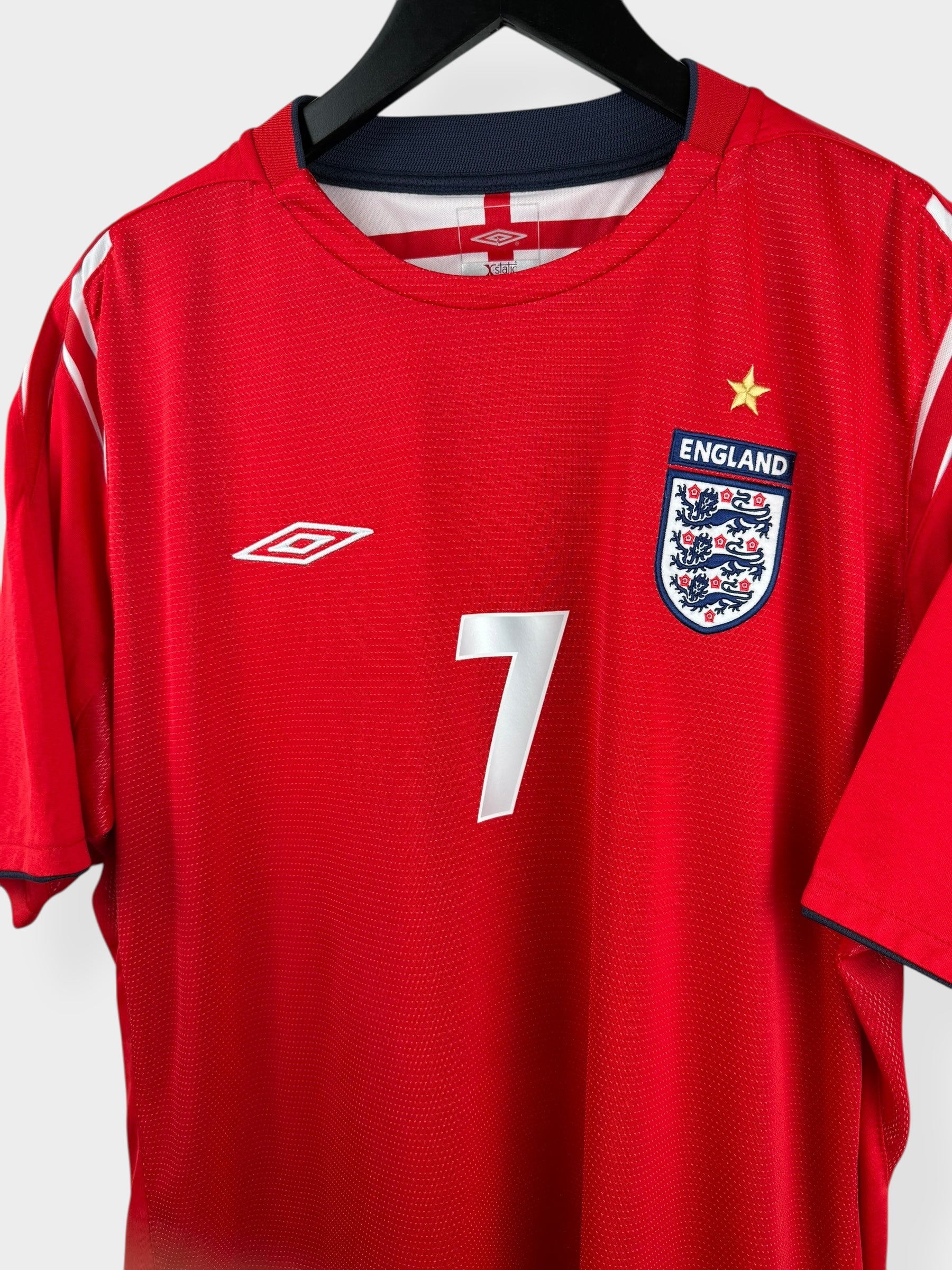 2004-06 ENGELAND UITSHIRT BECKHAM #7 XL