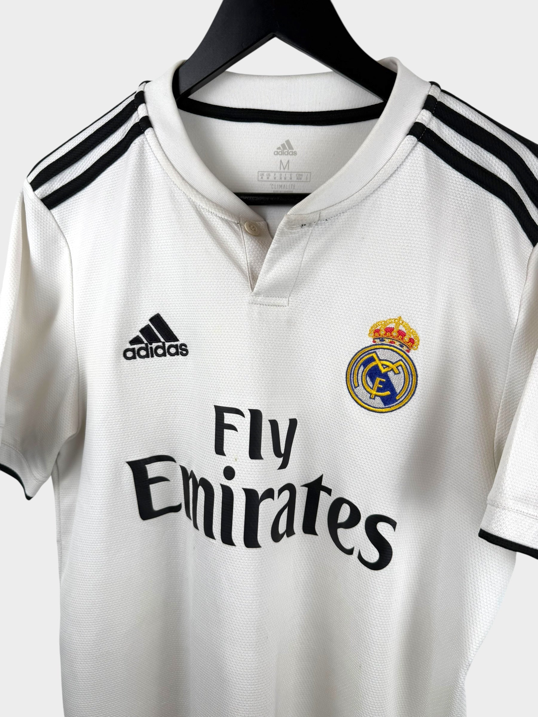 2018-19 REAL MADRID HOME SHIRT BENZEMA #9 M