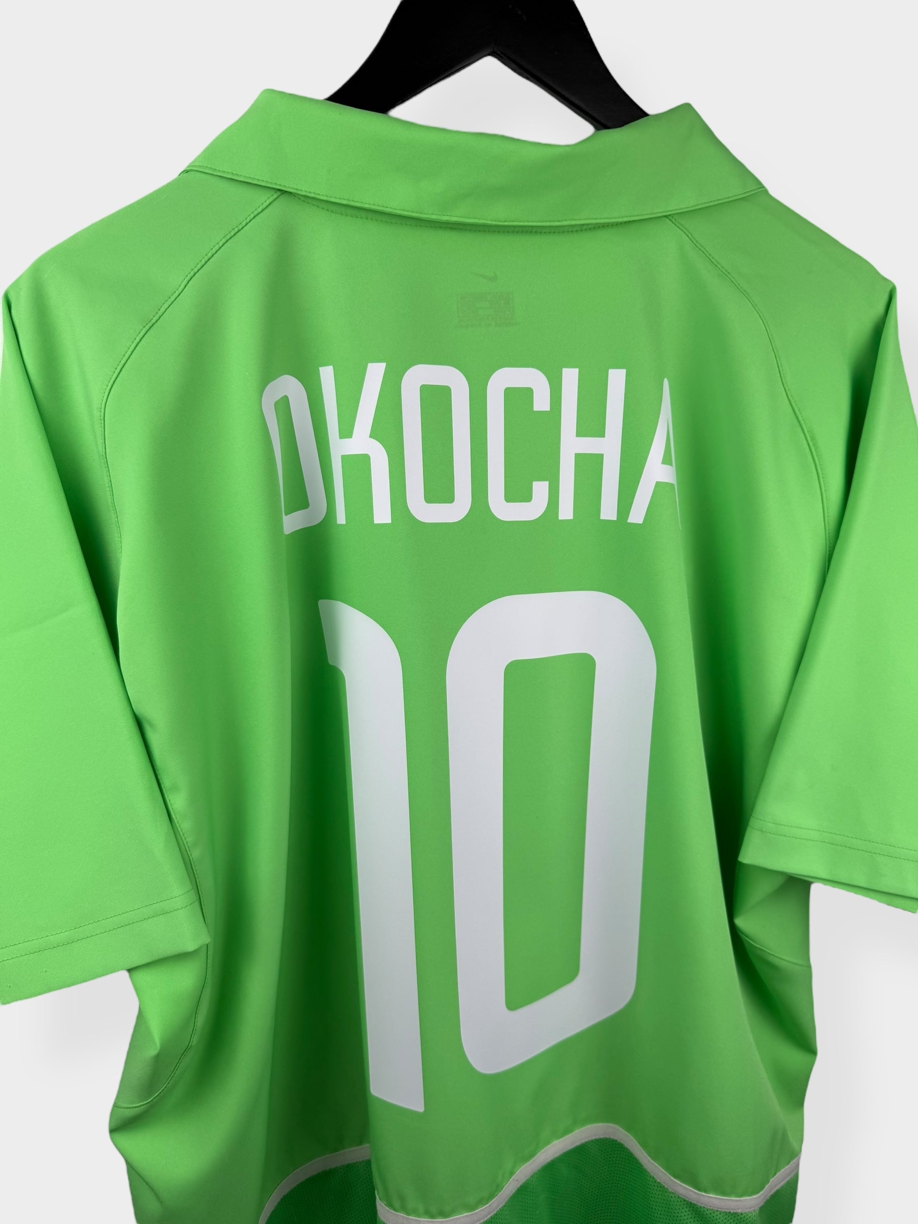 2002-04 NIGERIA HOME SHIRT OKOCHA #10 XL
