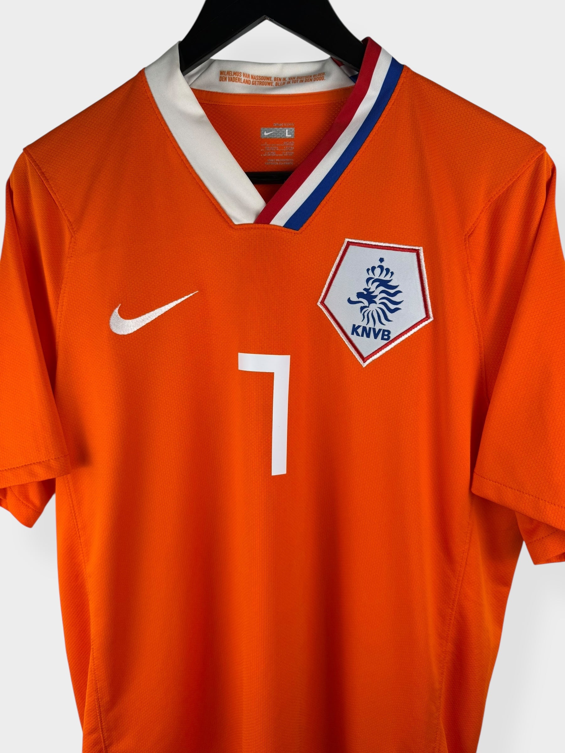 2008-10 NETHERLANDS HOME SHIRT V. PERSIE #7 L