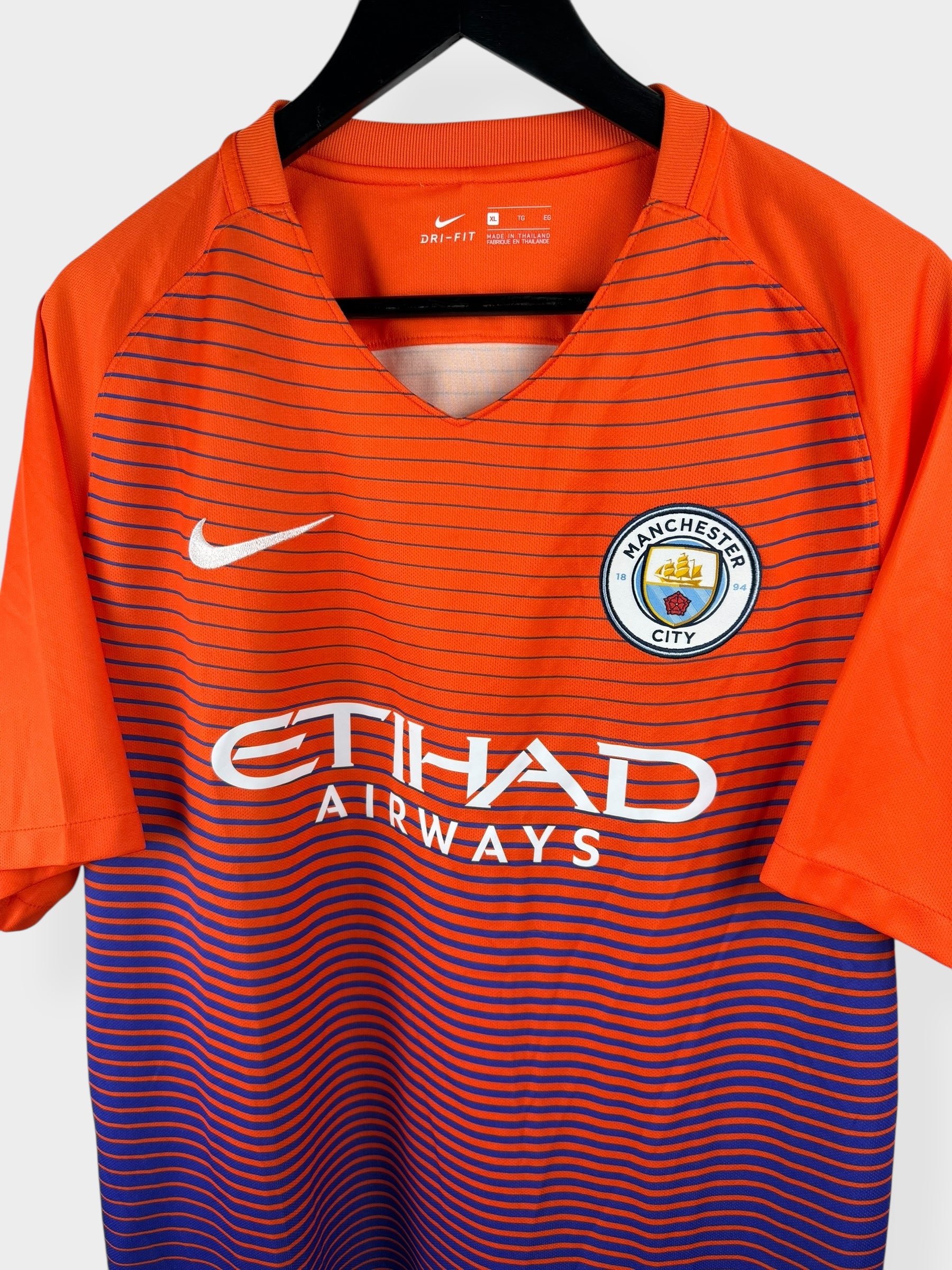 2016-17 MANCHESTER CITY THIRD SHIRT XL - Authentic Football Club