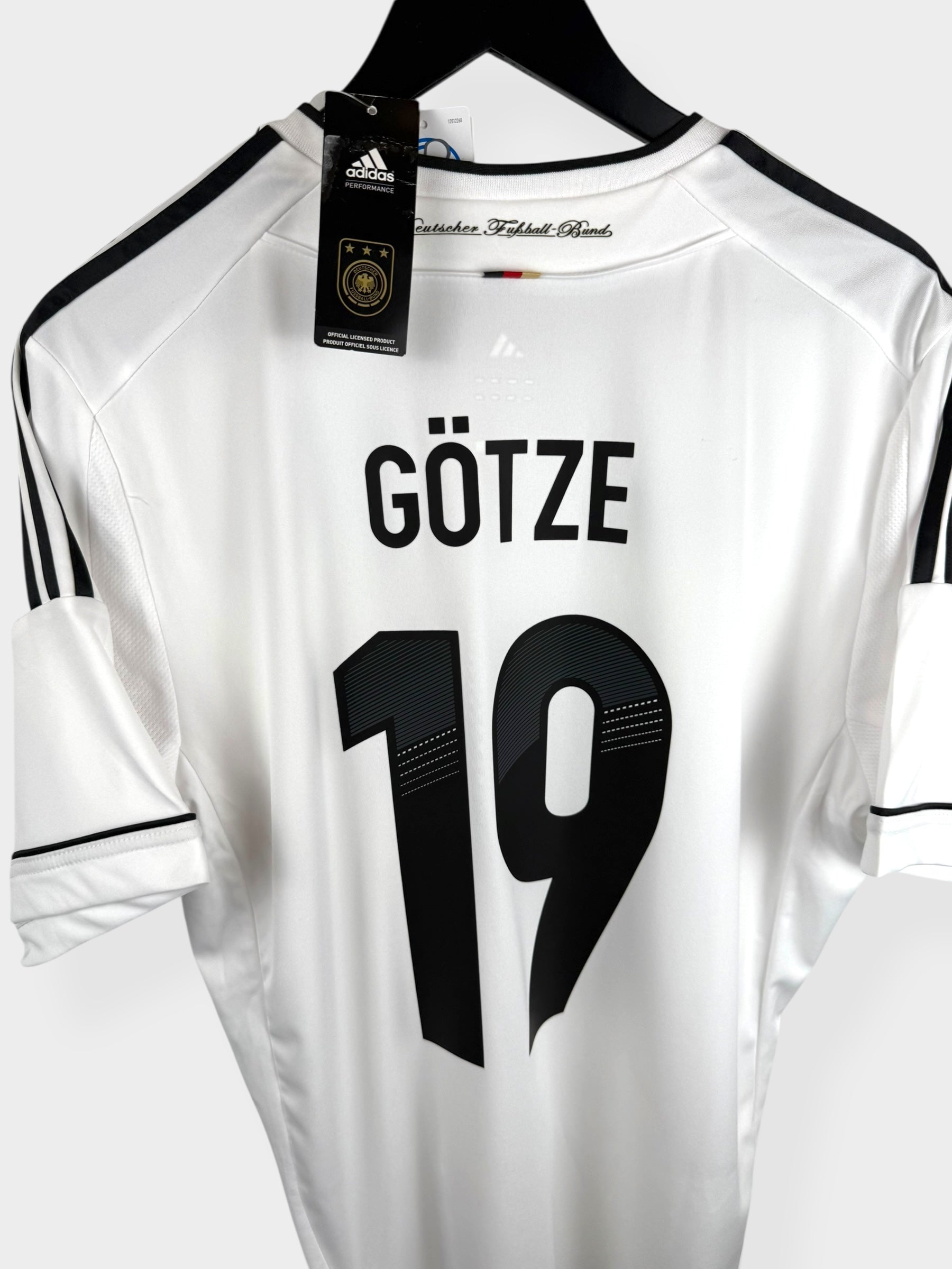 2012-13 GERMANY HOME SHIRT GOTZE #19 L - Authentic Football Club