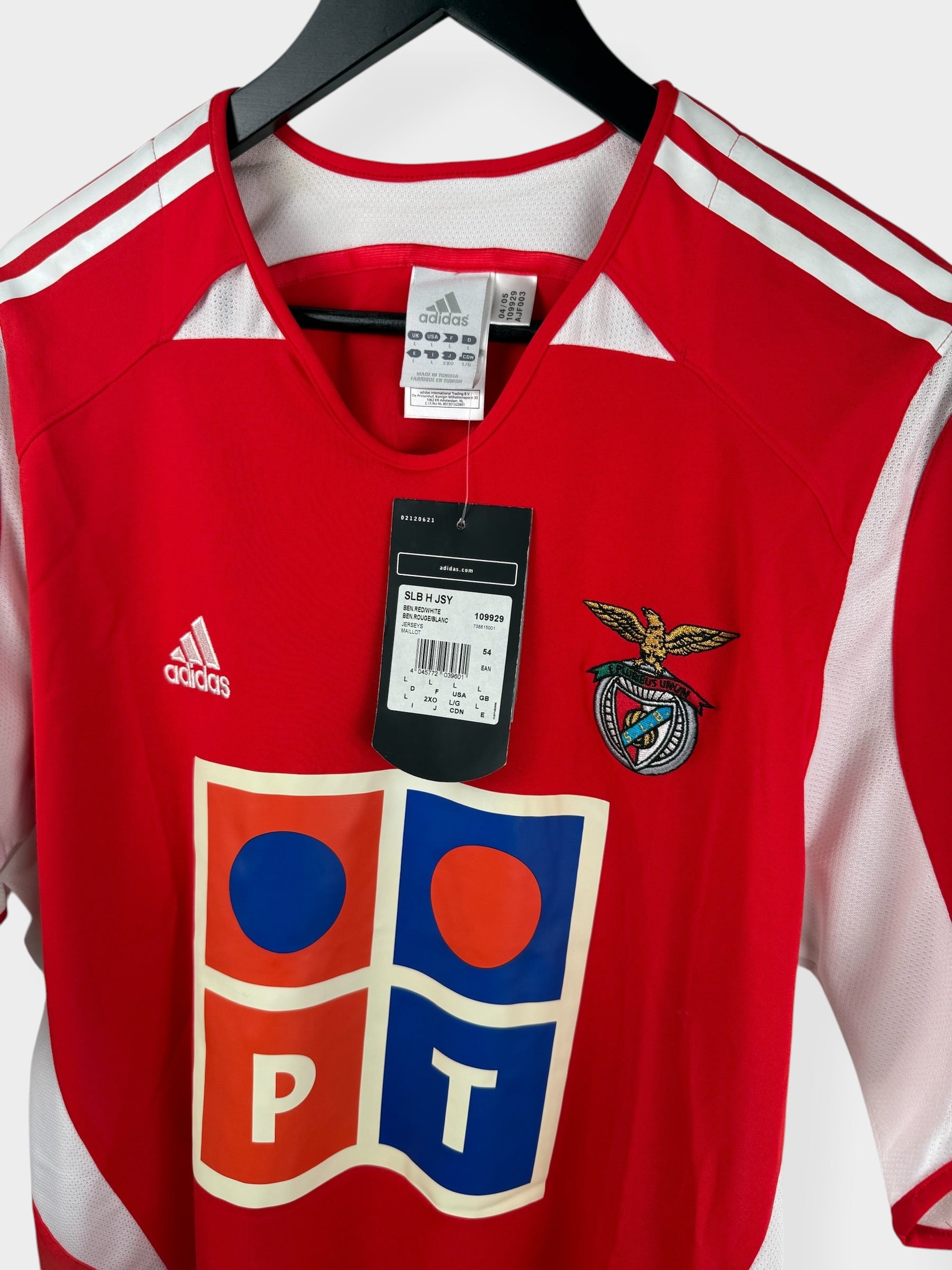 2005-06 BENFICA HEIMTRIKOT LUISAO #4 L