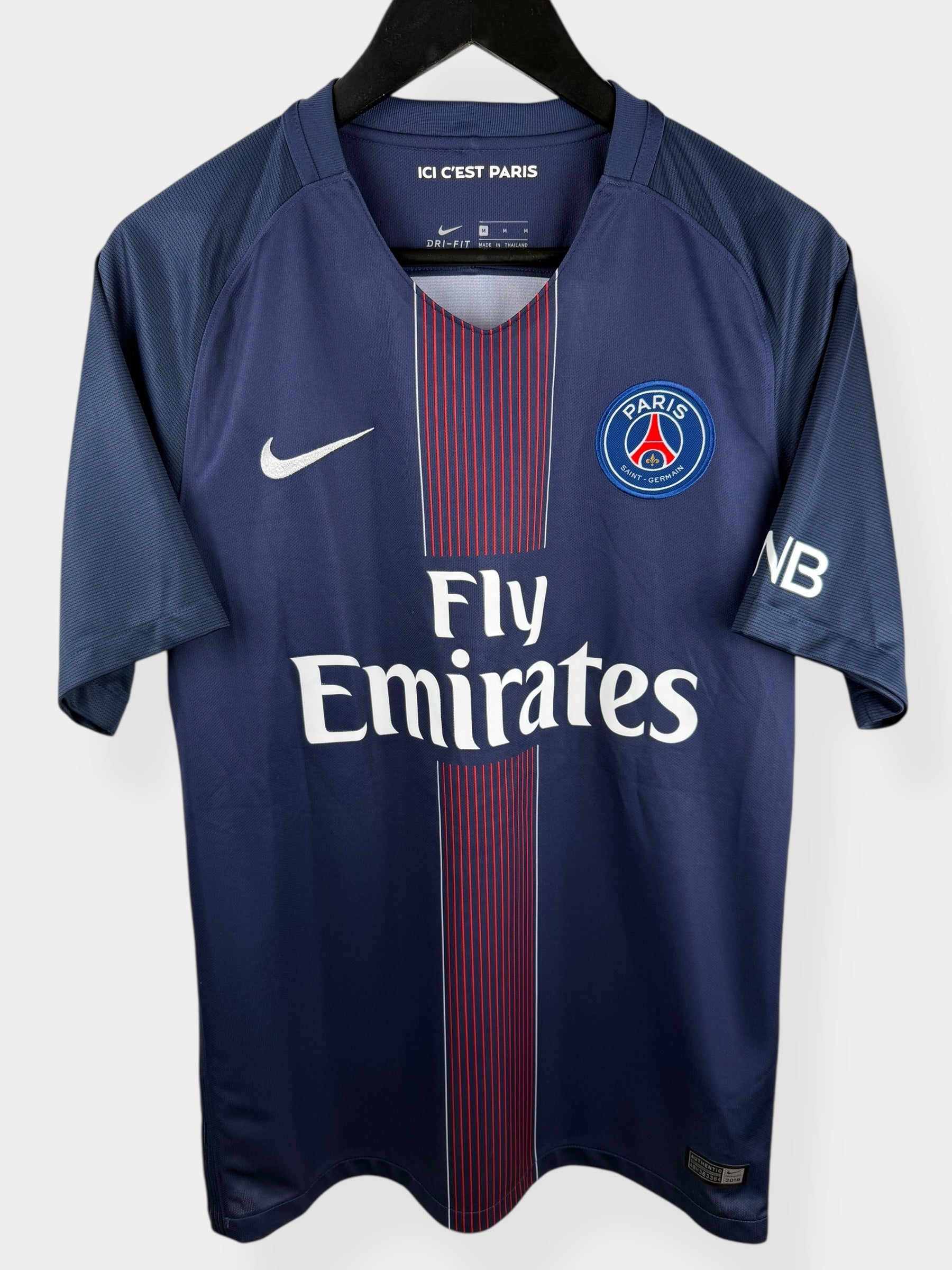 2016-17 PARIS SAINT-GERMAIN HOME SHIRT SILVA #2 M - Authentic Football Club