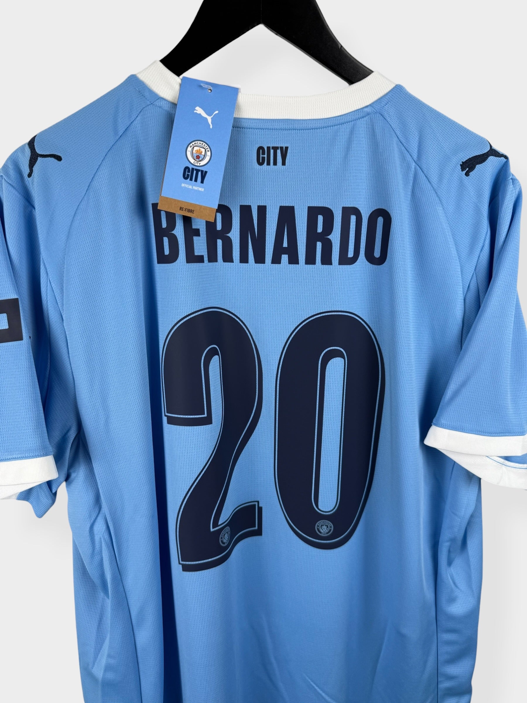 2025-26 MANCHESTER CITY HOME SHIRT BERNARDO #20 XL