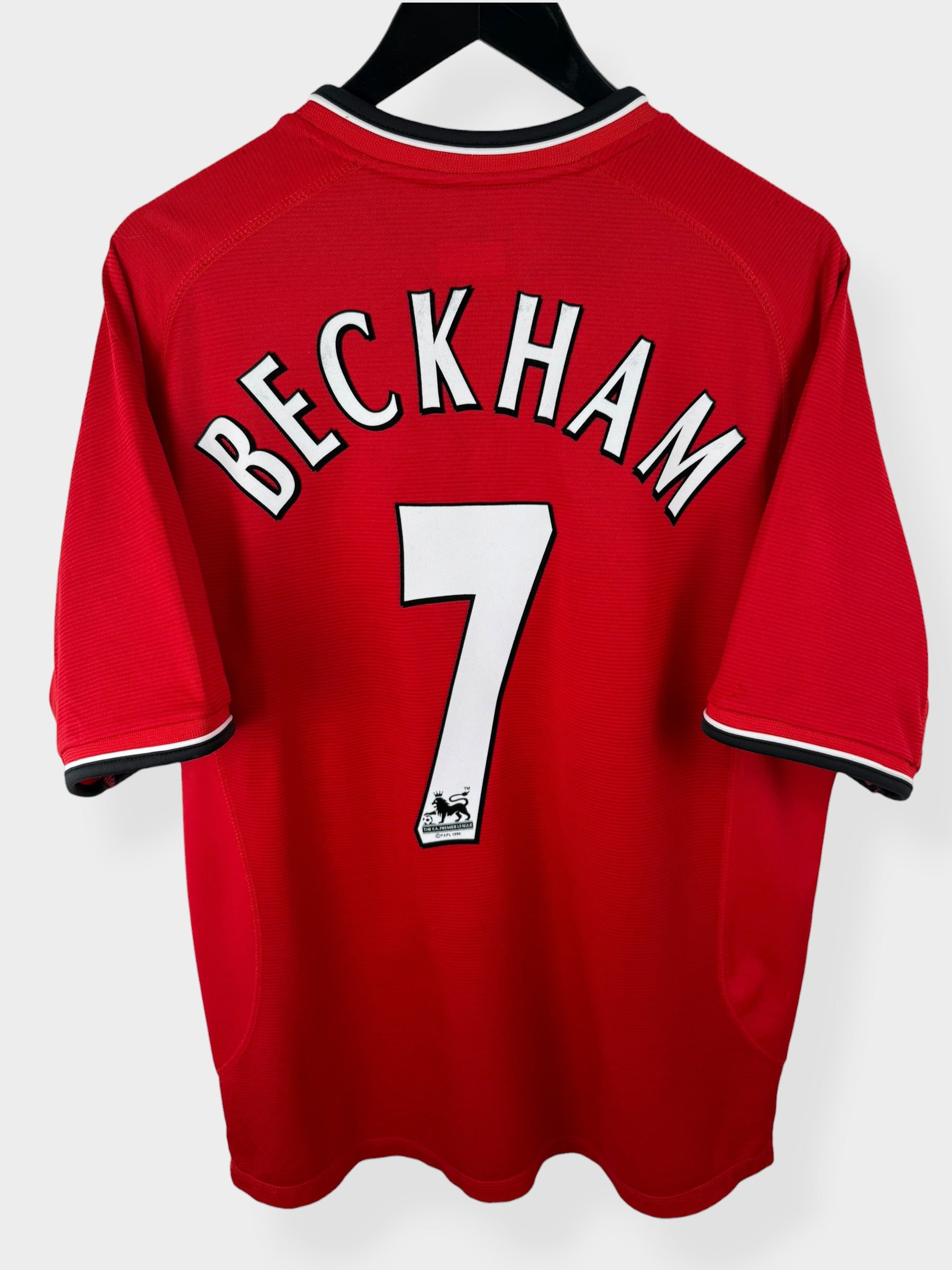 2000-02 MANCHESTER UNITED HEIMTRIKOT BECKHAM #7 L