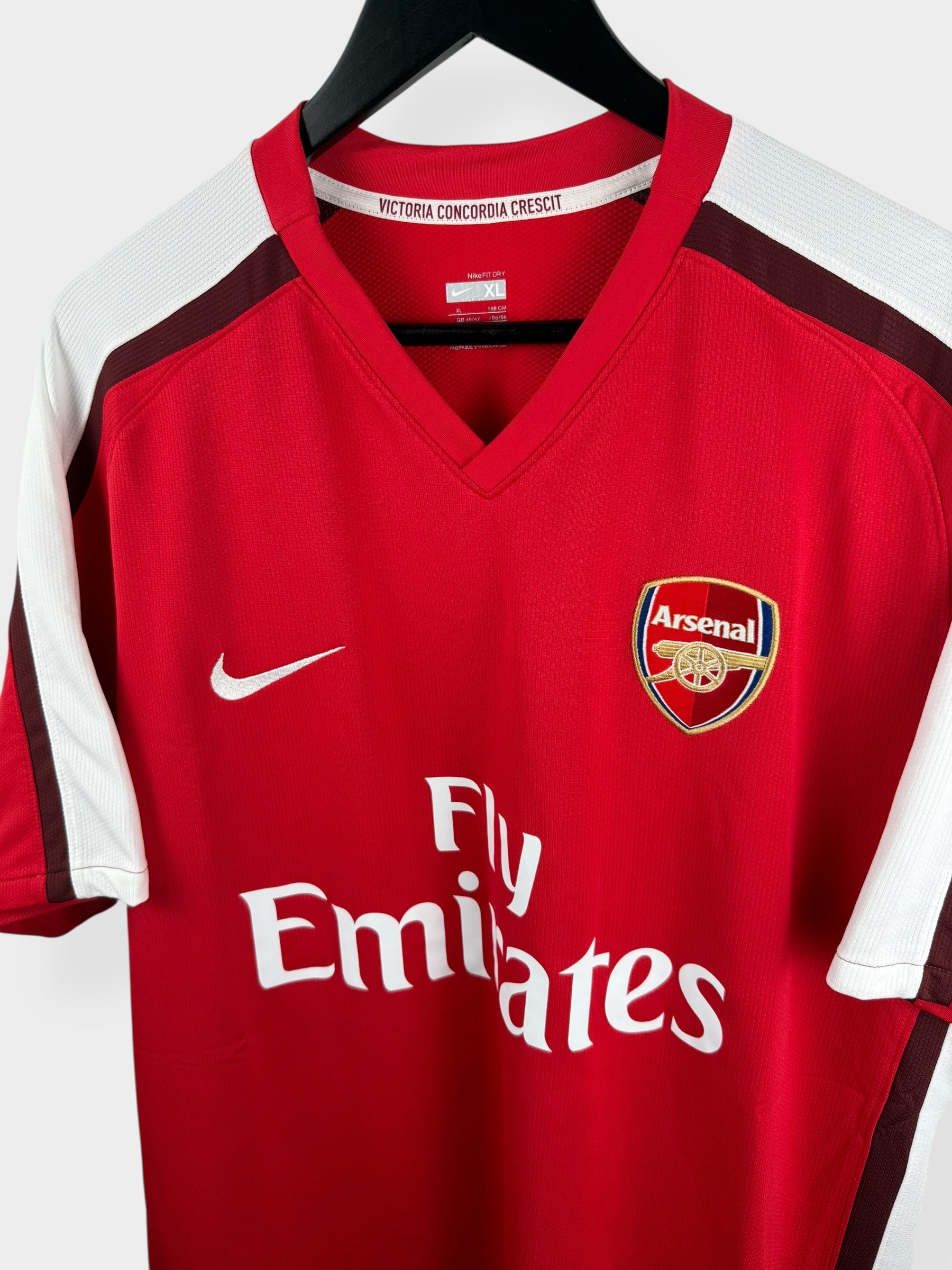 2008-10 ARSENAL HOME SHIRT ADEBAYOR #25 XL - Authentic Football Club