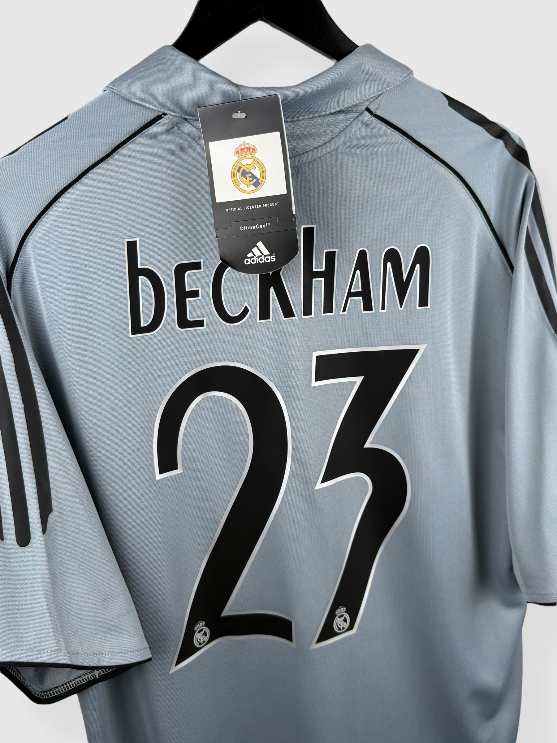 2005-06 REAL MADRID DERDE SHIRT BECKHAM #23 L