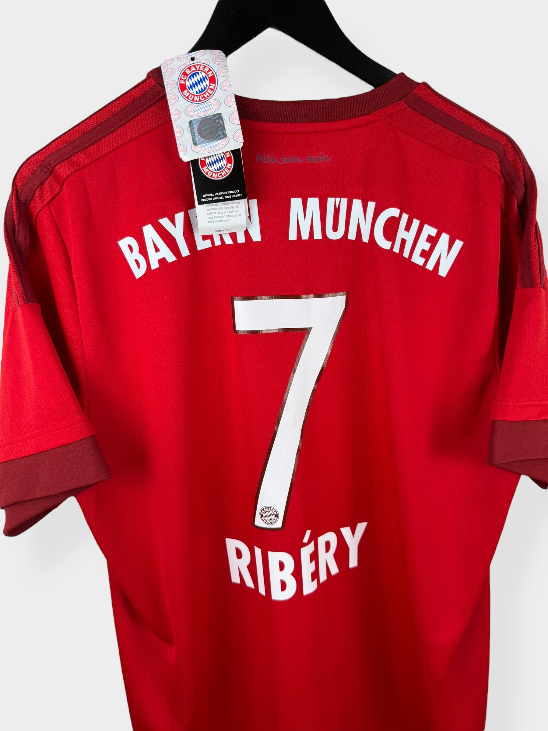 2015-16 BAYERN MUNICH HOME SHIRT RIBERY #7 XL - Authentic Football Club