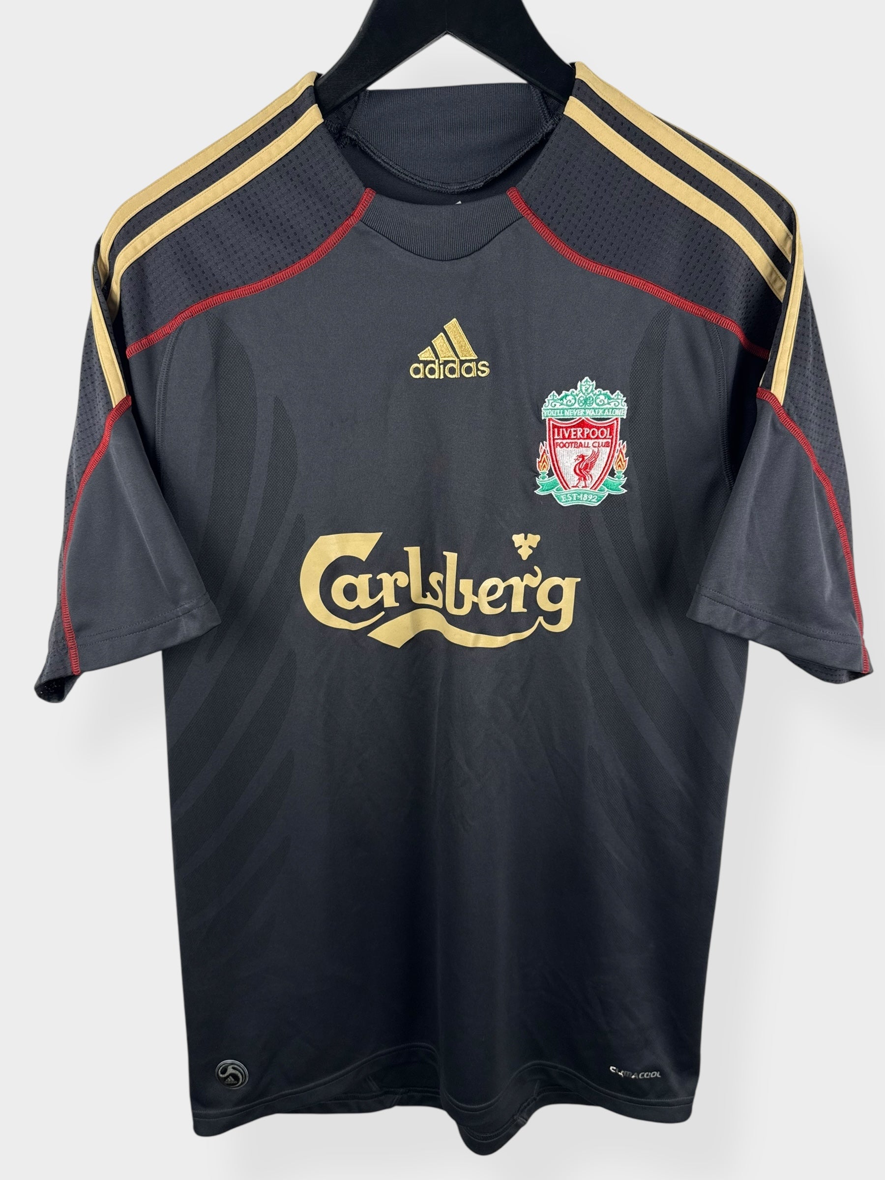 2009-10 LIVERPOOL AWAY SHIRT GERRARD #8 M - Authentic Football Club