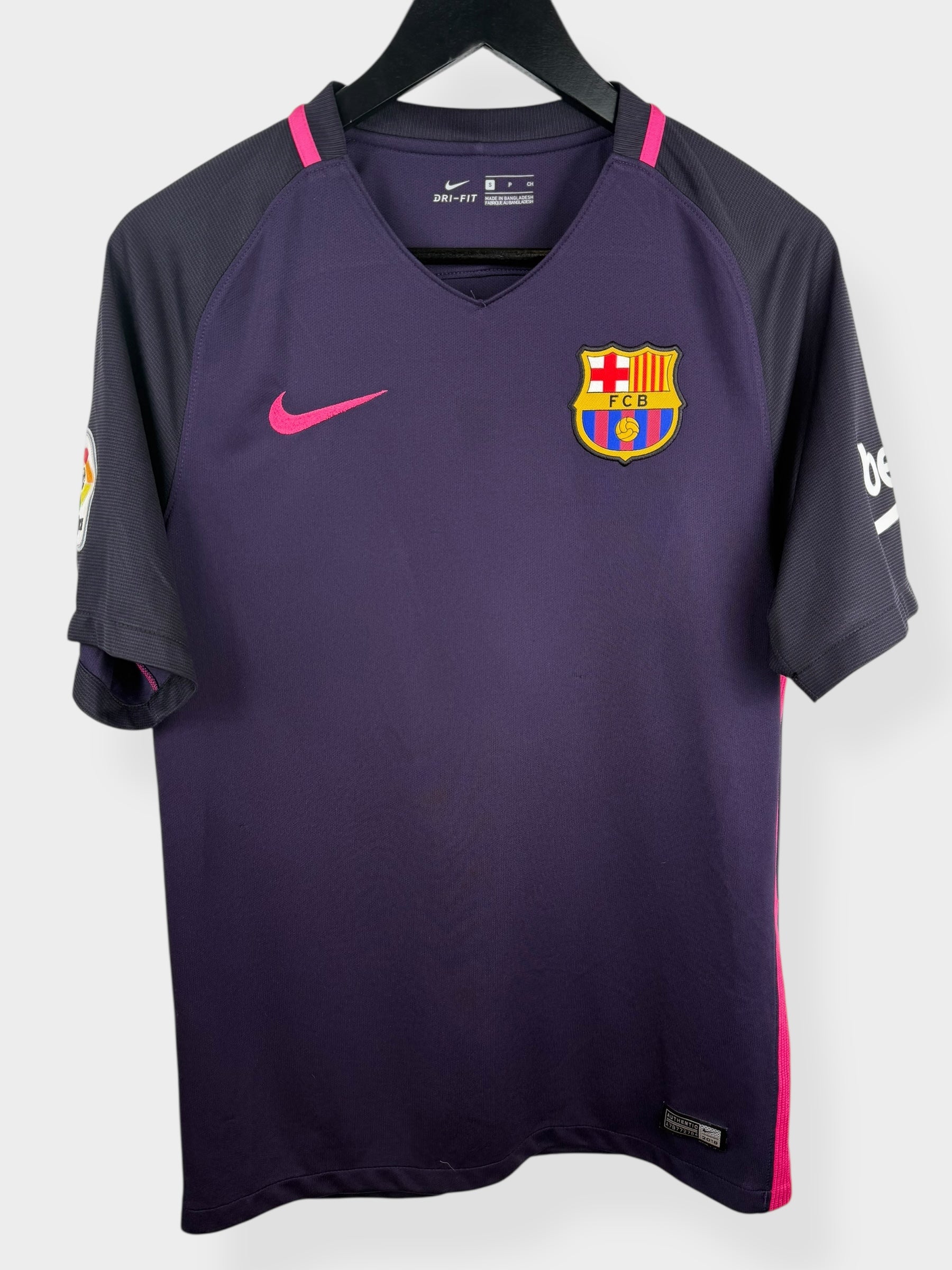 2016-17 BARCELONA AWAY SHIRT MESSI #10 S