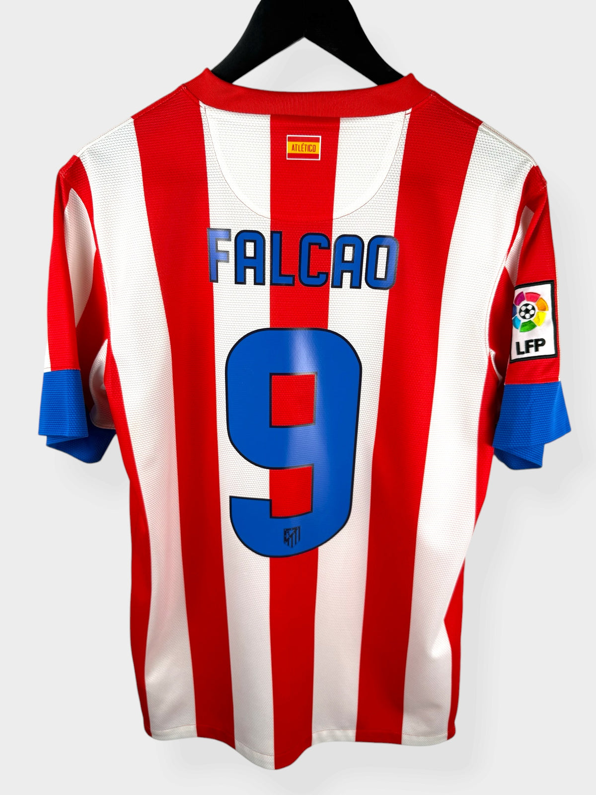 2012-13 ATLETICO MADRID HOME SHIRT FALCAO #9 S - Authentic Football Club