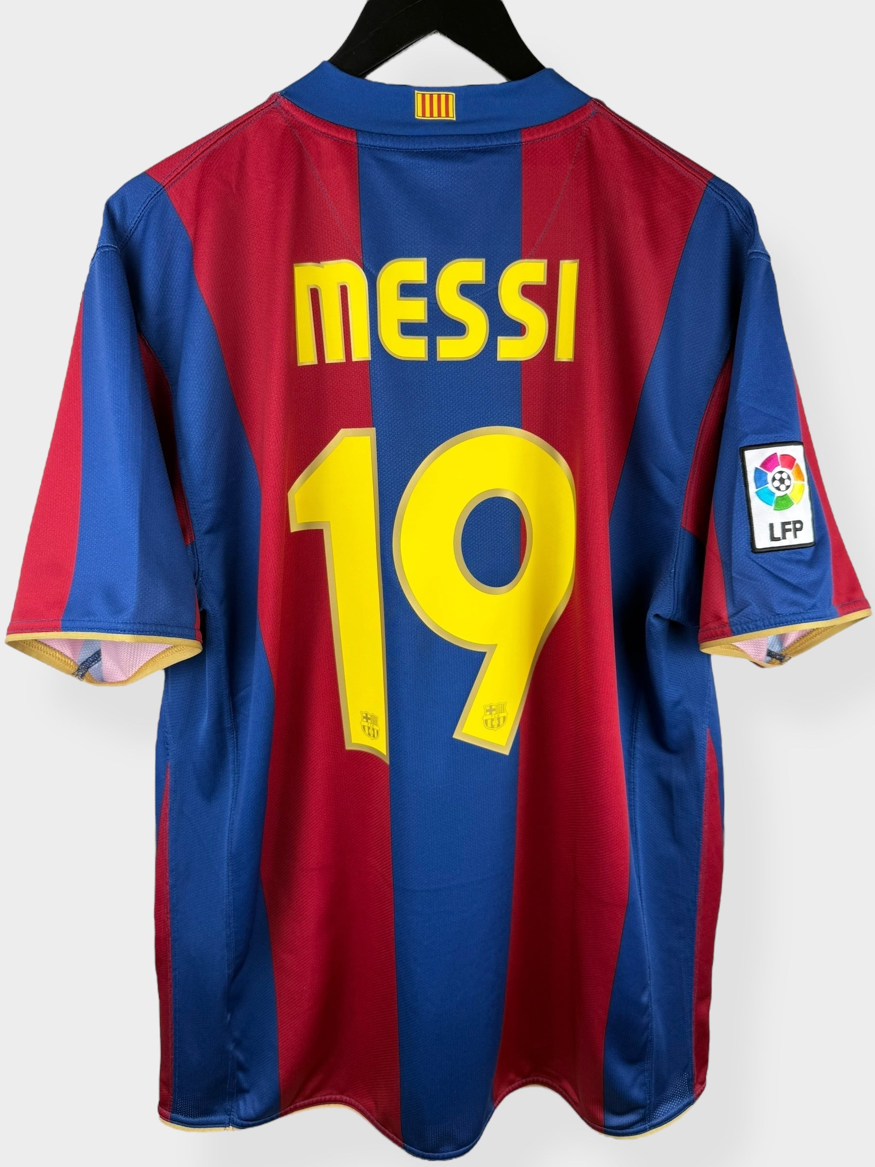 2007-08 BARCELONA HEIMTRIKOT MESSI #19 XL