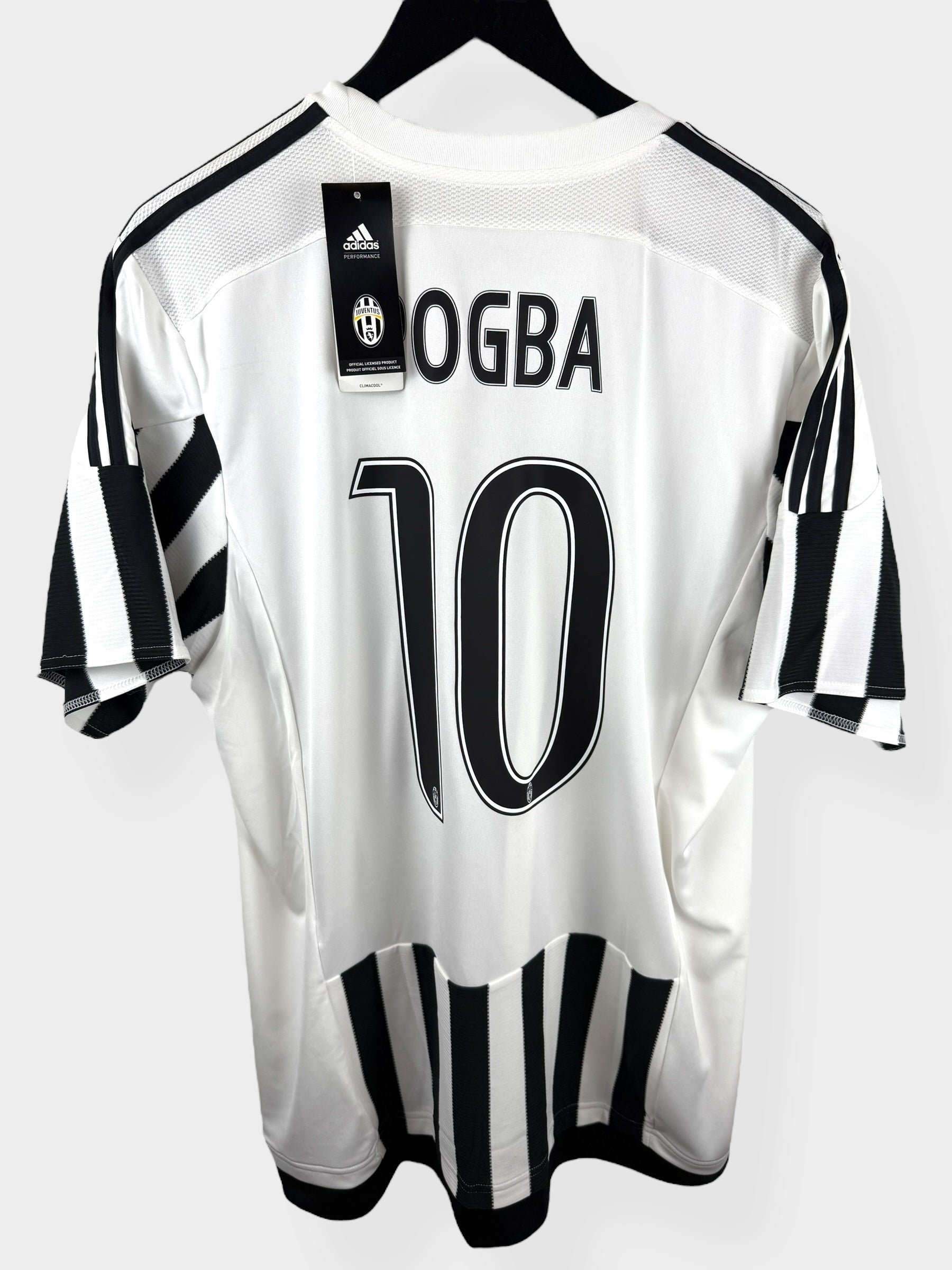 2015-16 JUVENTUS HOME SHIRT POGBA #10 XL - Authentic Football Club