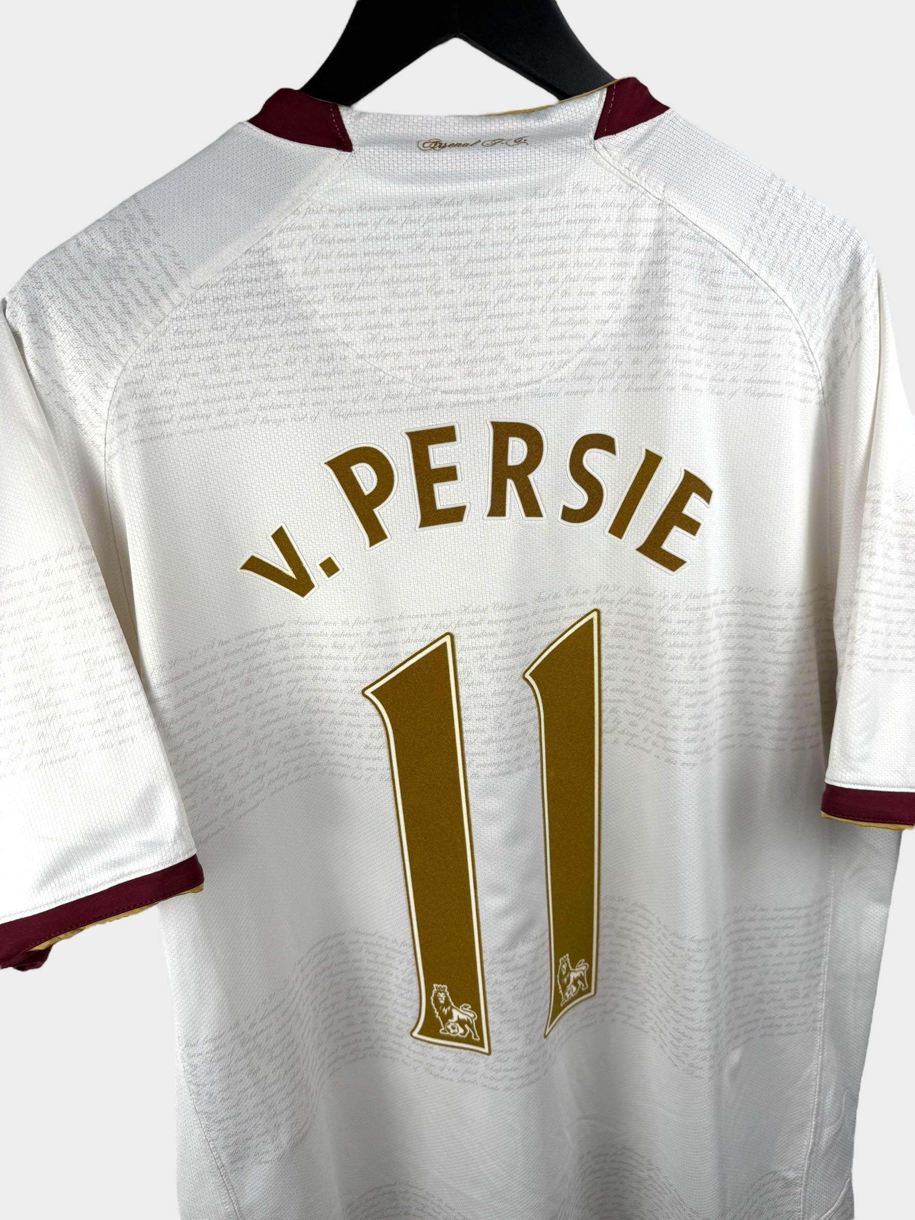 2007-08 ARSENAL AWAY SHIRT V. PERSIE #11 XL - Authentic Football Club