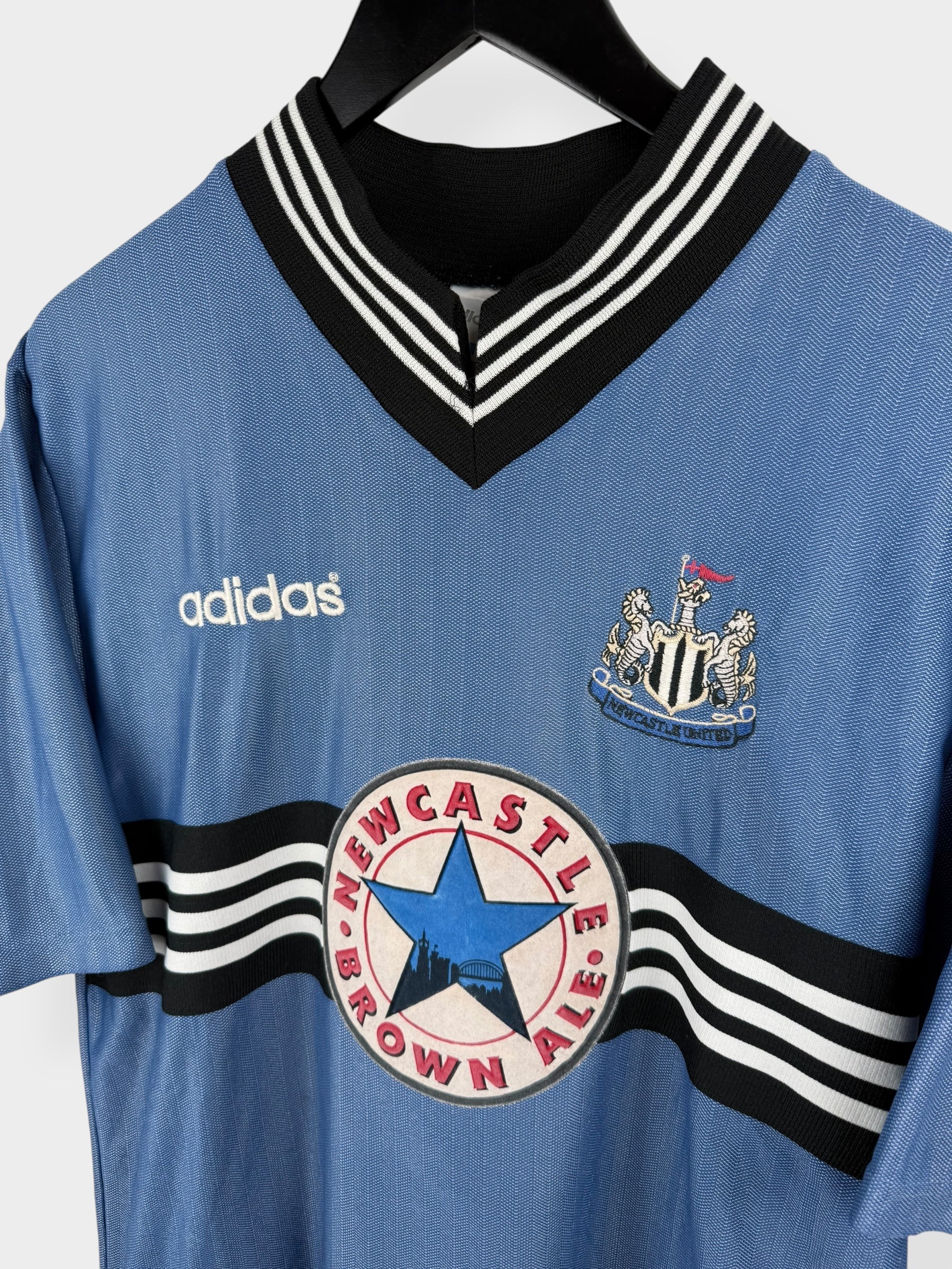 1996-97 NEWCASTLE UNITED AWAY SHIRT GINOLA #14 M