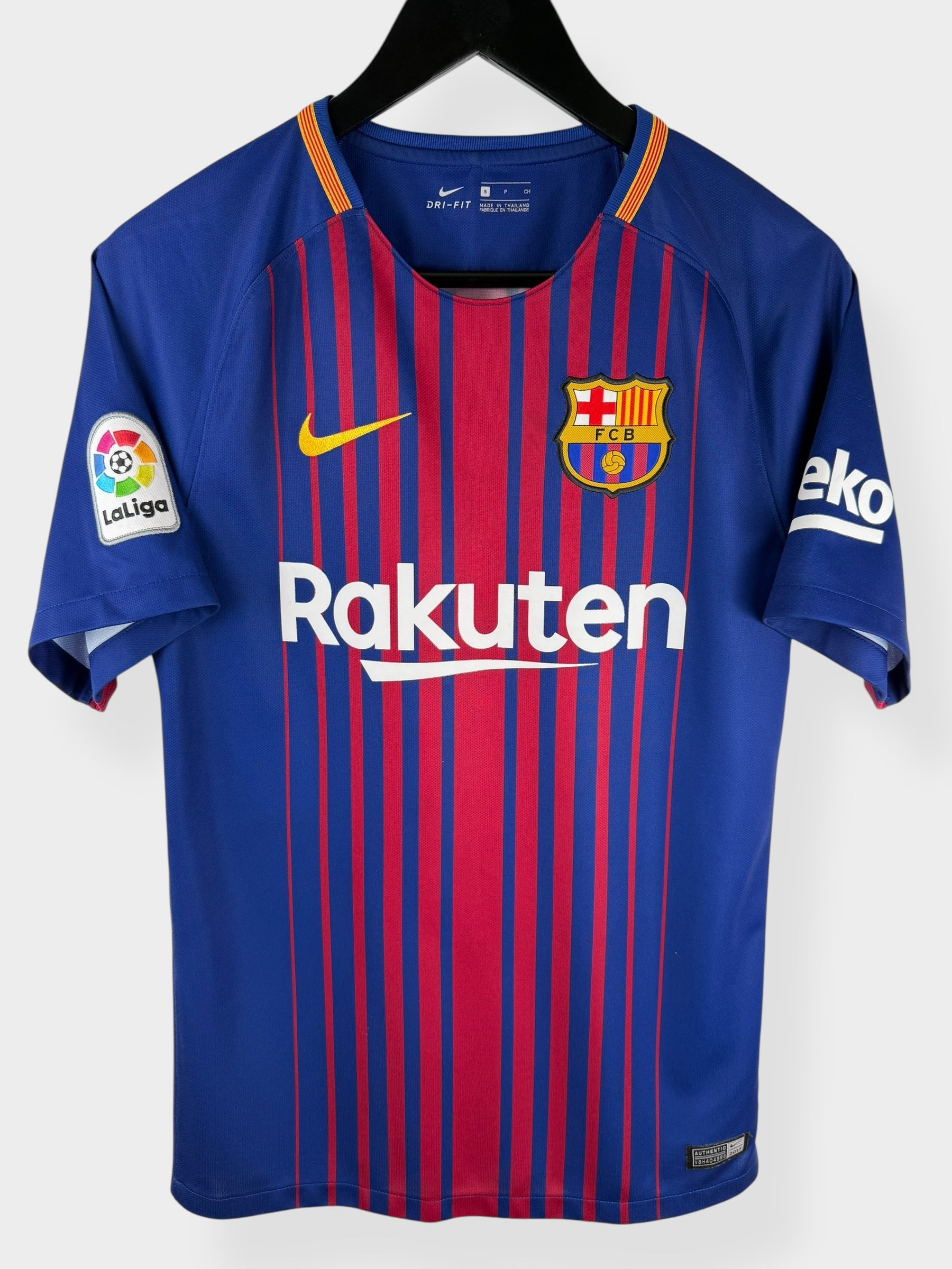 2017-18 BARCELONA HOME SHIRT MESSI #10 S