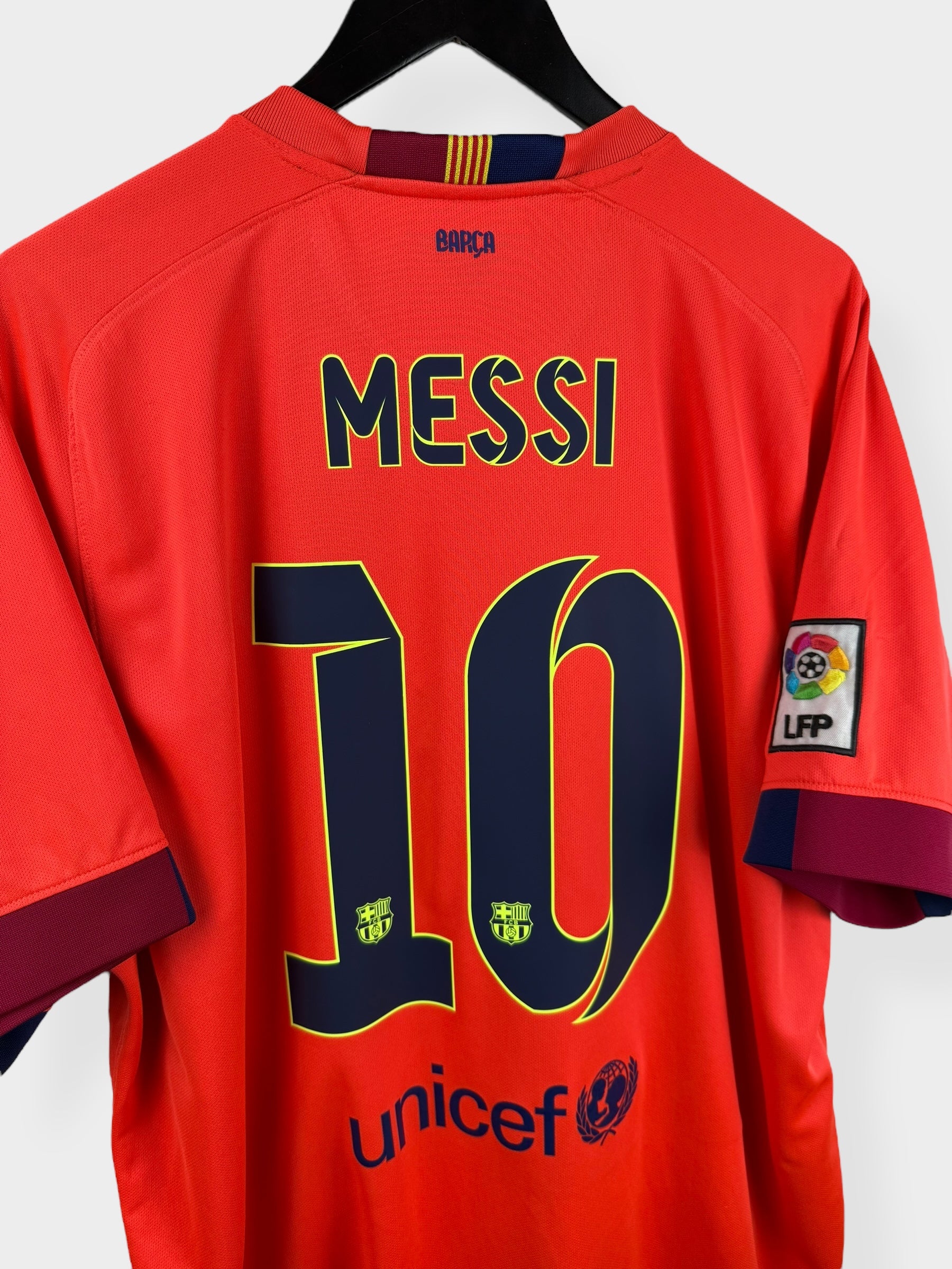 2014-15 BARCELONA UITSHIRT MESSI #10 XXL