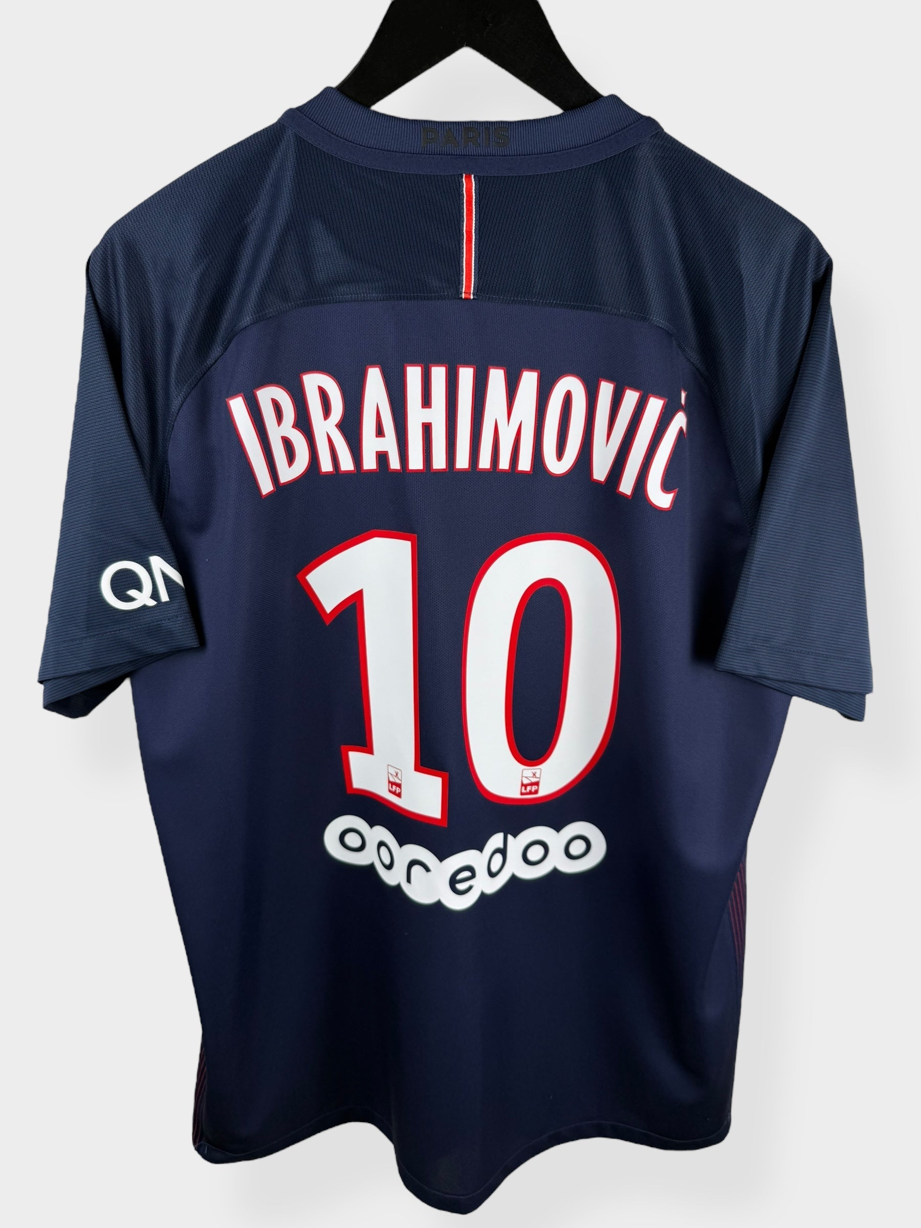 2016-17 PARIS SAINT-GERMAIN HOME SHIRT IBRAHIMOVIC #10 XL - Authentic Football Club