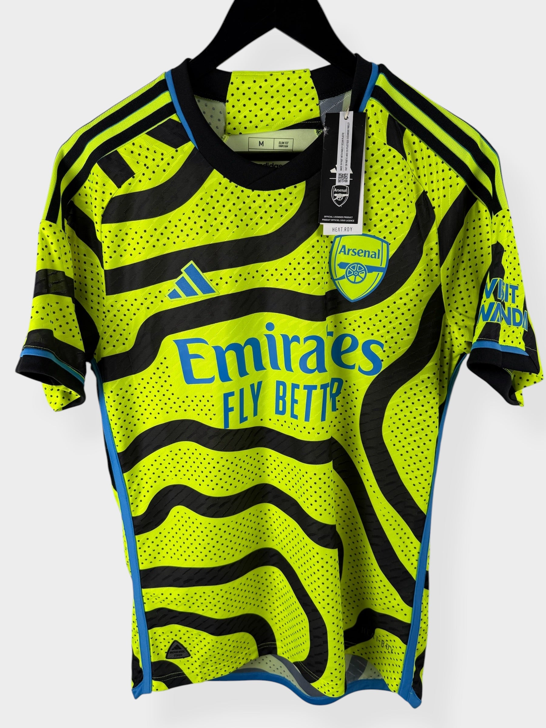 2023-24 ARSENAL AWAY SHIRT PLAYER ISSUE SAKA #7 M