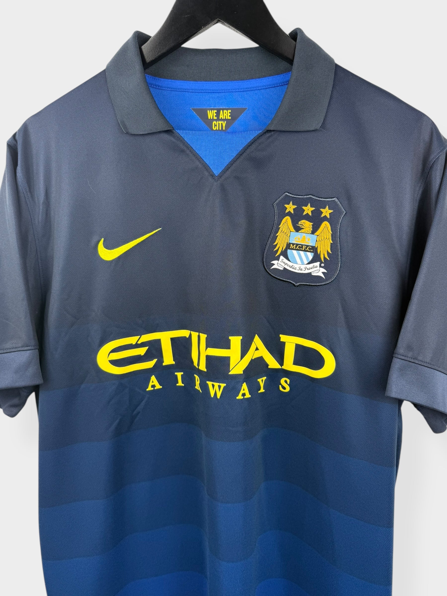 2014-15 MANCHESTER CITY AWAY SHIRT TOURE YAYA #42 L