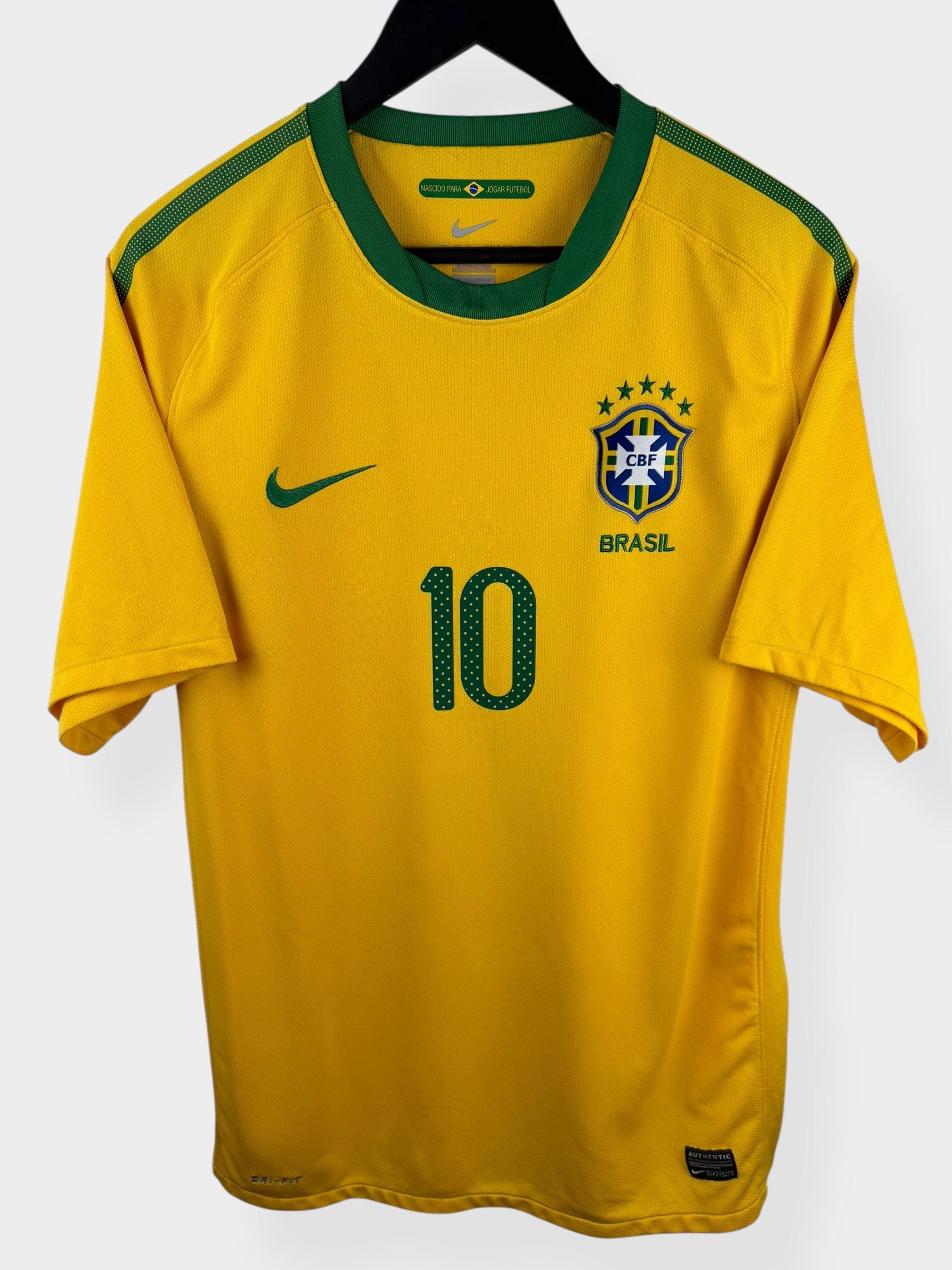 2010-11 BRAZIL HOME SHIRT KAKA #10 L - Authentic Football Club