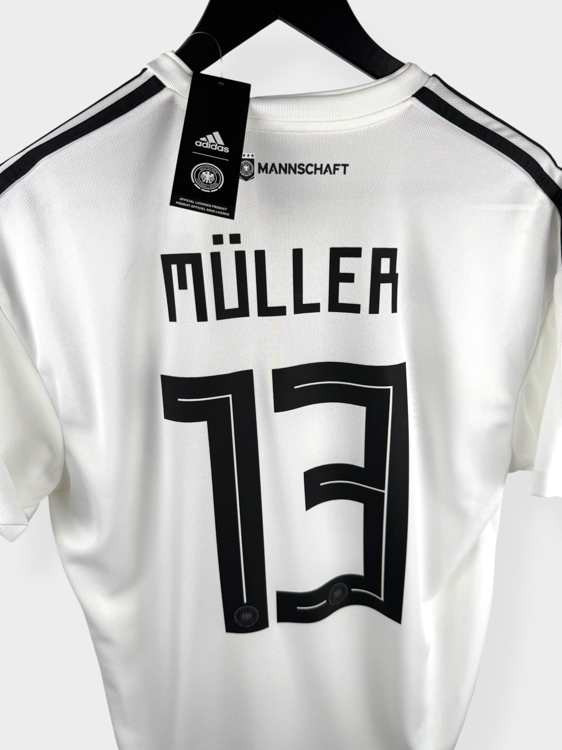 2018-19 GERMANY HOME SHIRT MULLER #13 L - Authentic Football Club