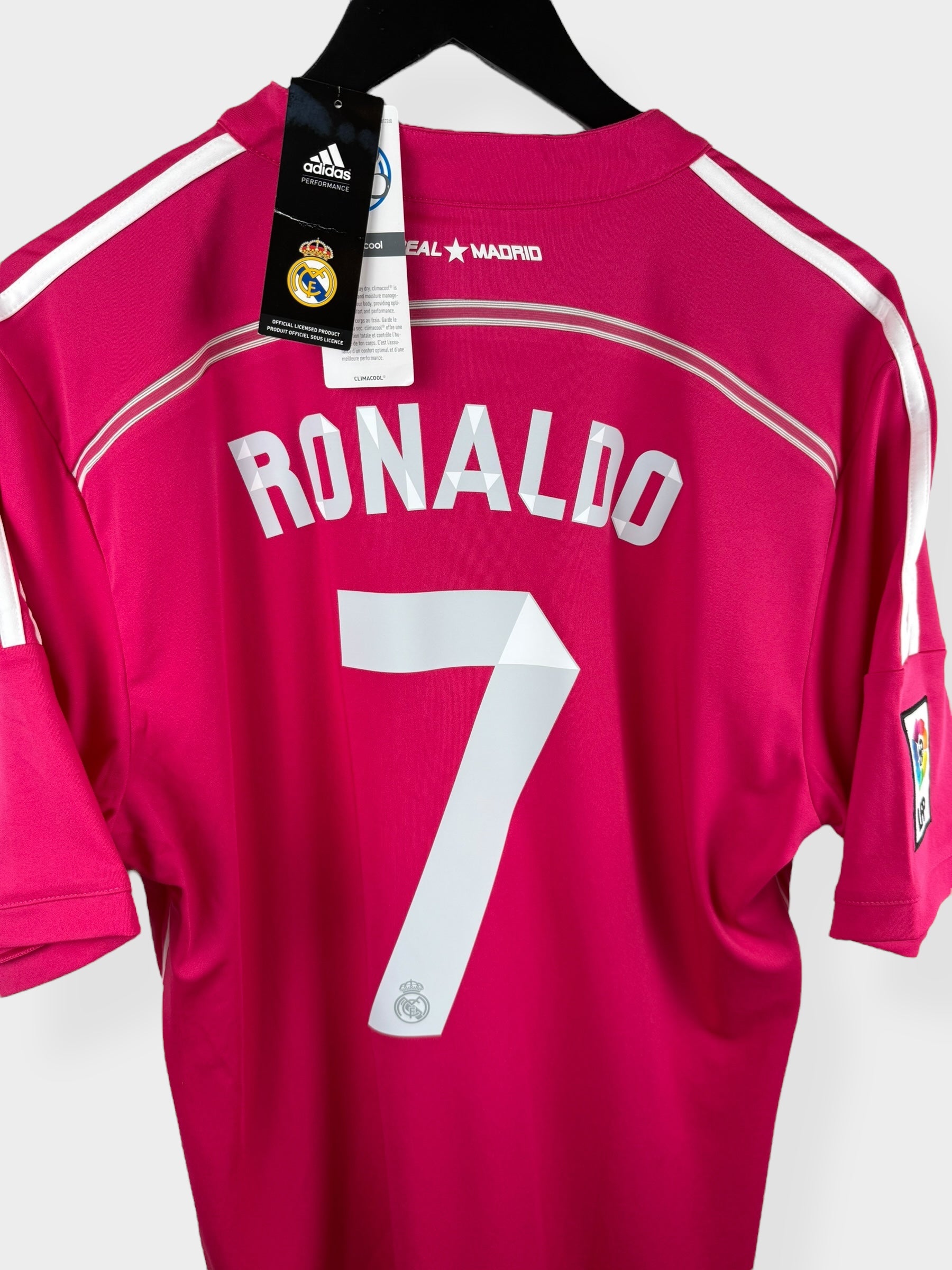 2014-15 REAL MADRID AWAY SHIRT RONALDO #7 L - Authentic Football Club