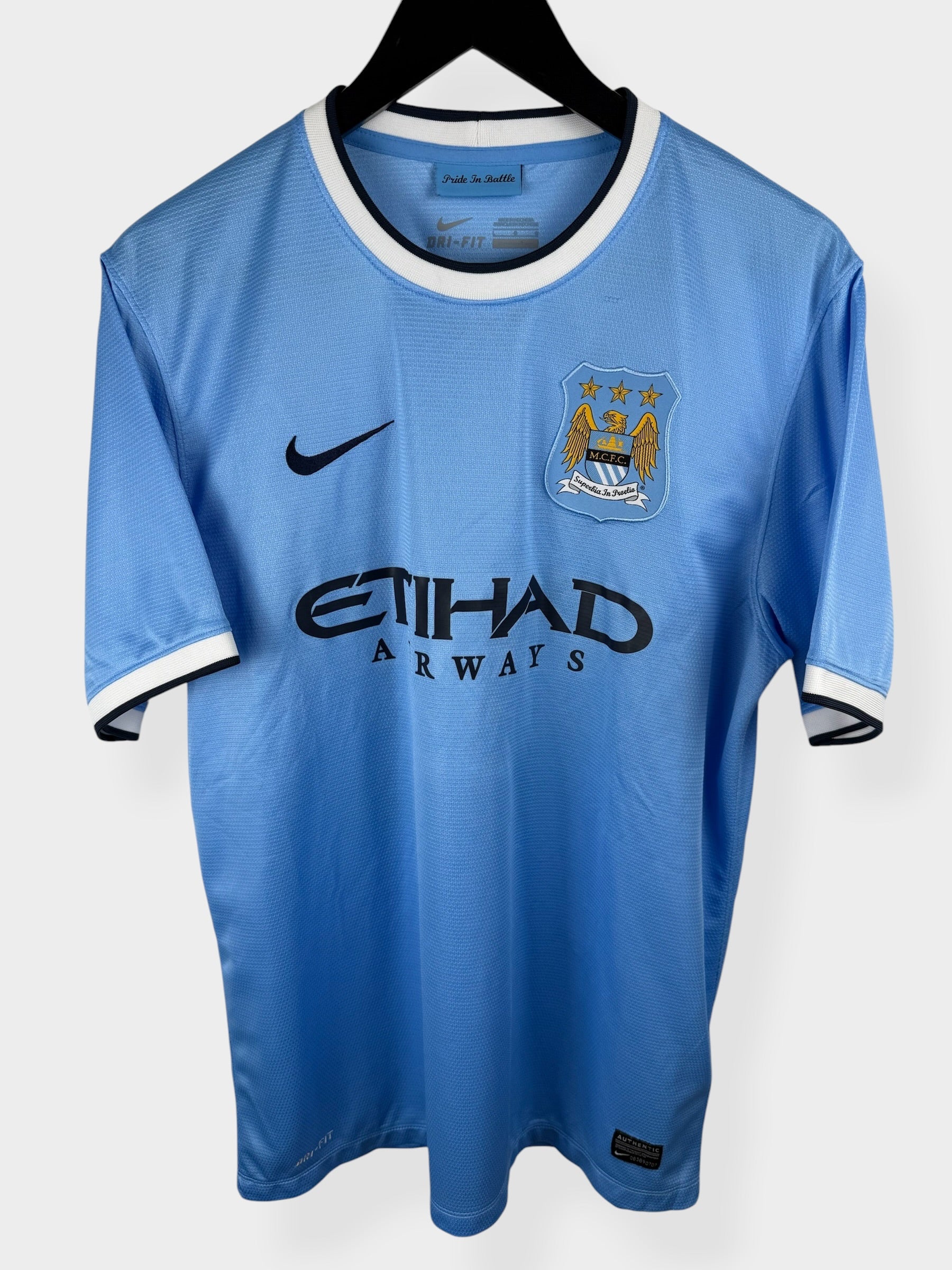 2013-14 MANCHESTER CITY HOME SHIRT TOURE YAYA #42 L