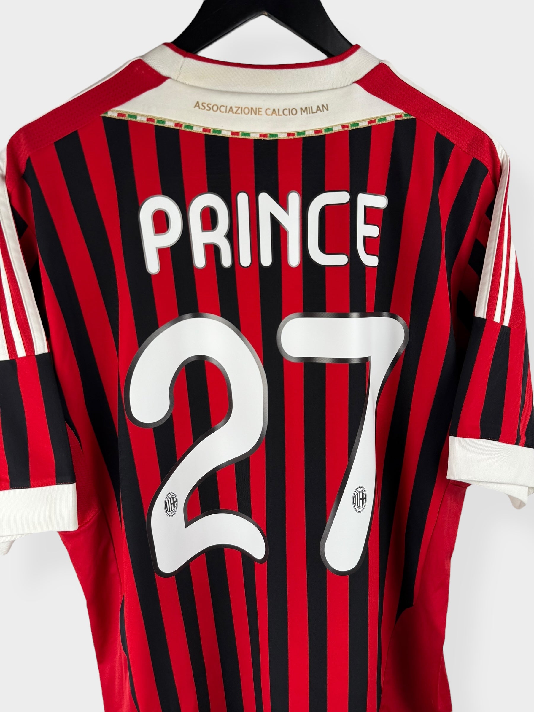 2011-12 AC MILAN HOME SHIRT PRINCE #27 XL