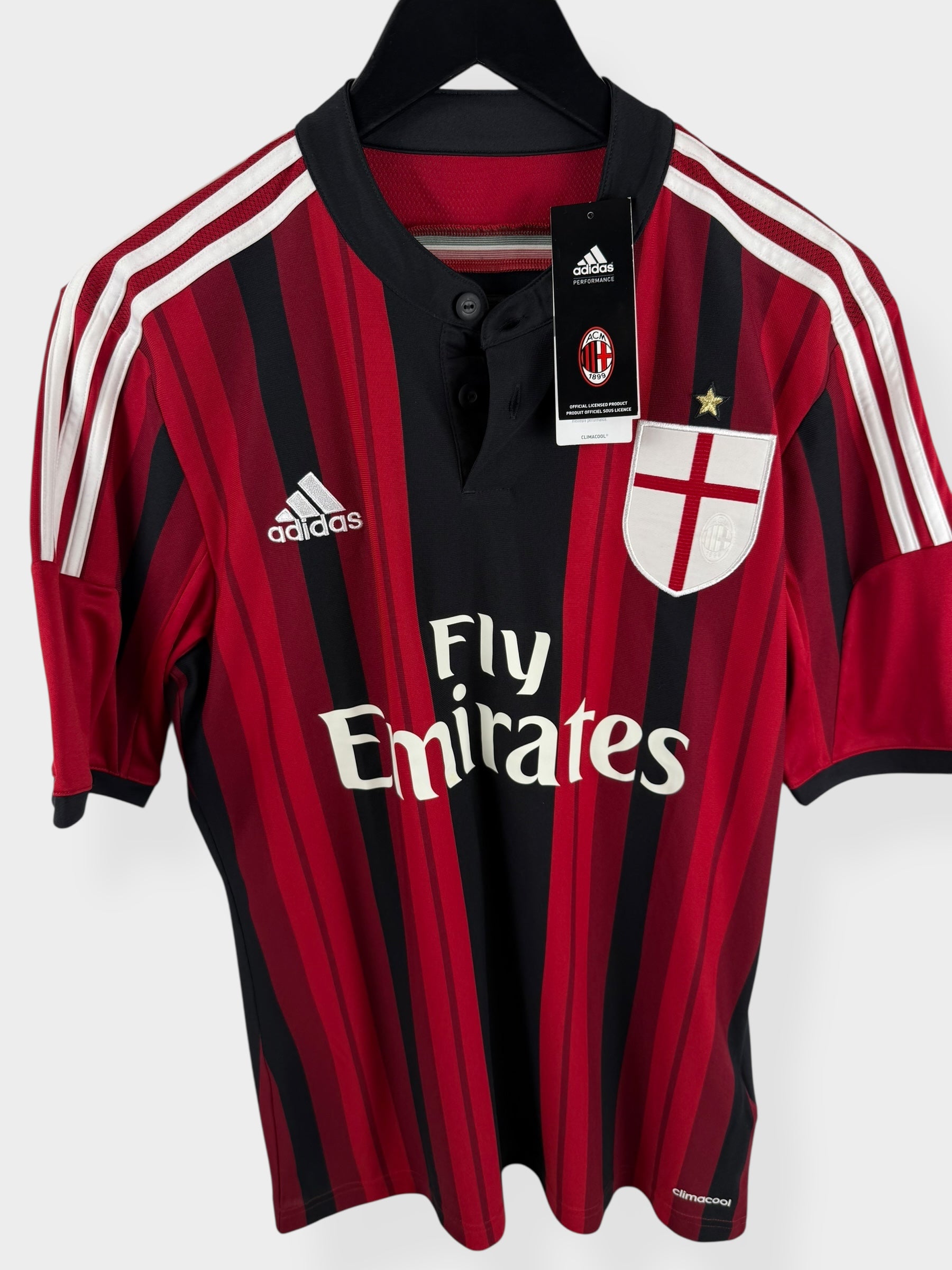 2014-15 AC MILAN HOME SHIRT KAKA #22 S - Authentic Football Club