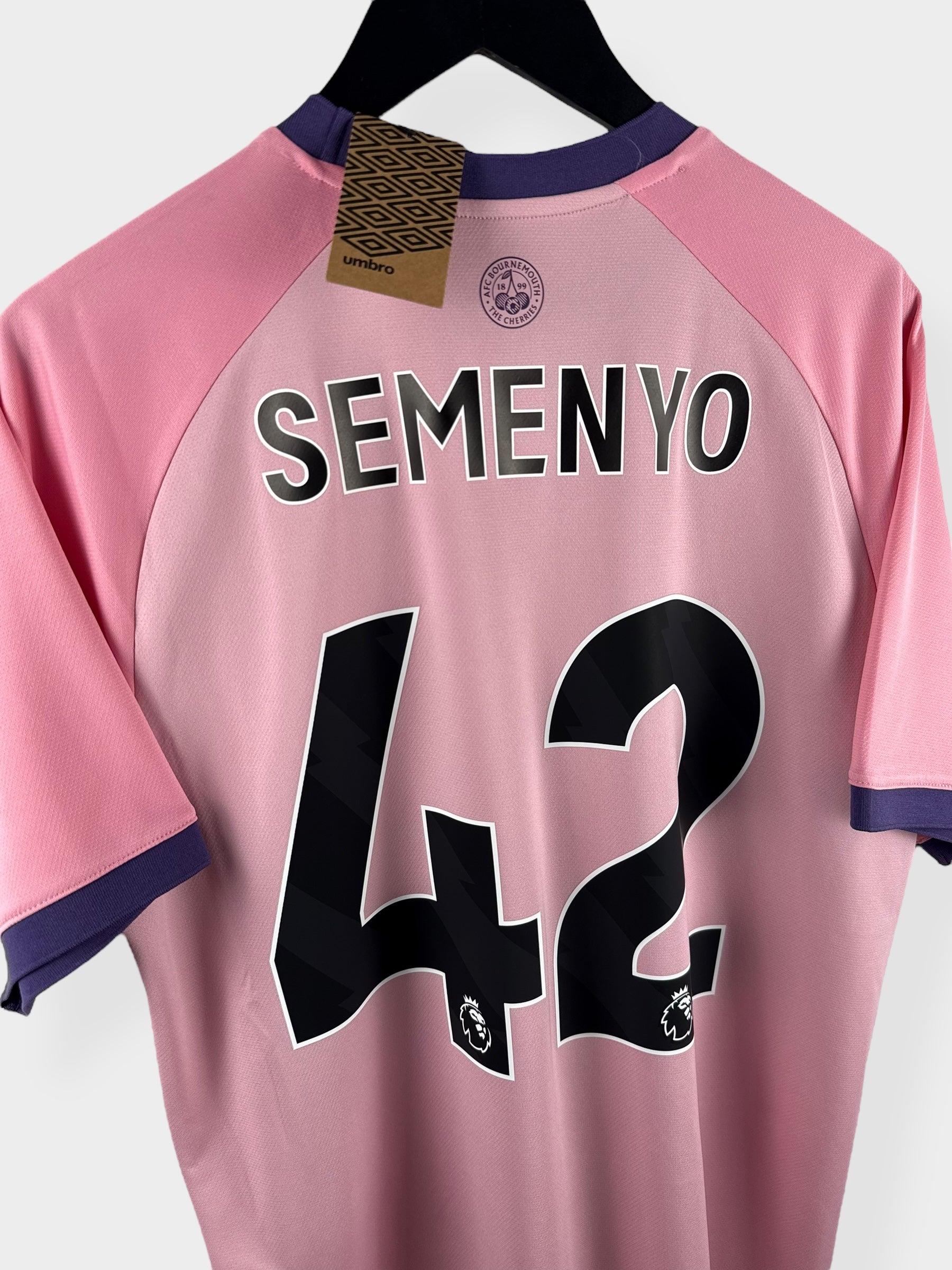2025-26 BOURNEMOUTH THIRD SHIRT SEMENYO #42 L