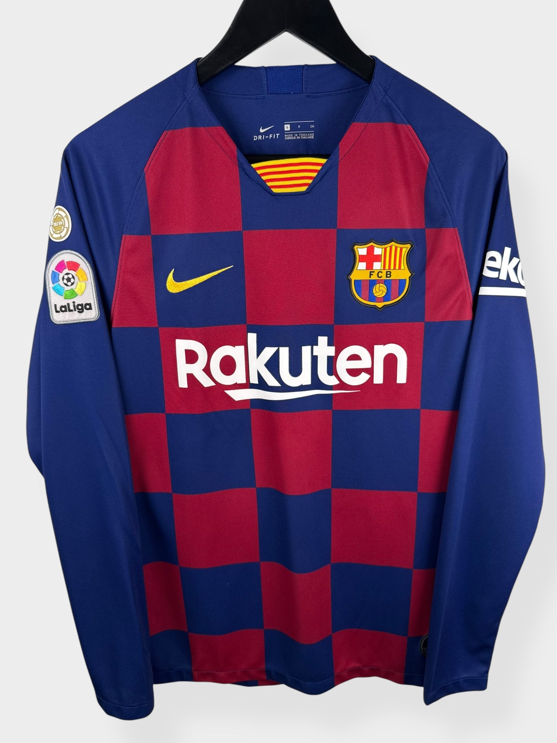 2019-20 BARCELONA HOME SHIRT LS MESSI #10 S - Authentic Football Club