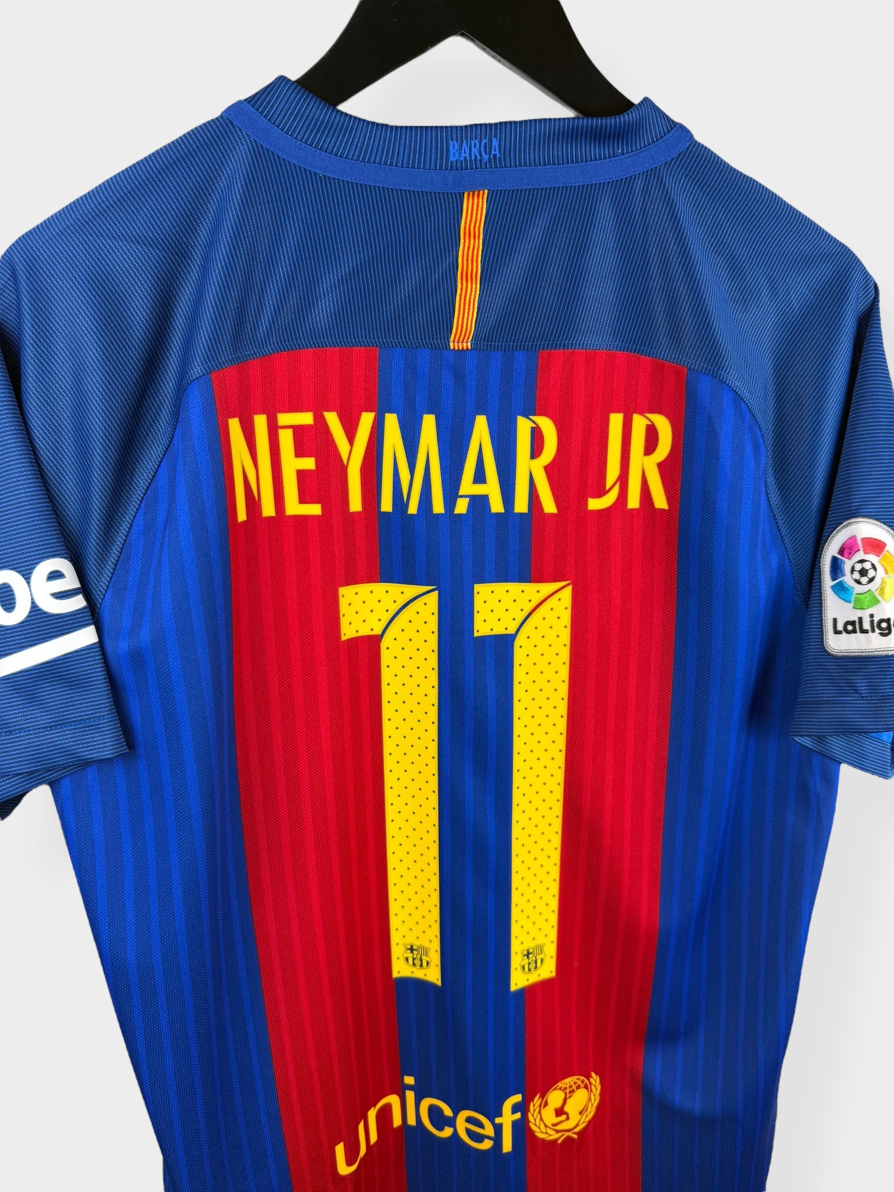 2016-17 BARCELONA HOME SHIRT NEYMAR JR #11 M - Authentic Football Club