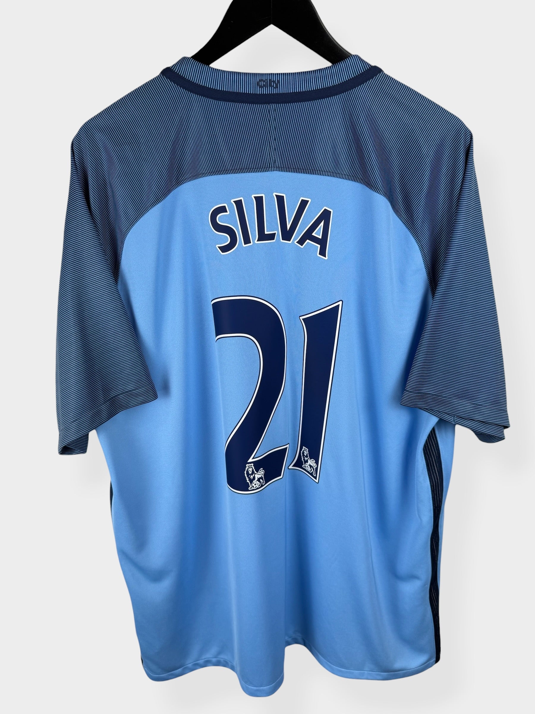 2016-17 MANCHESTER CITY HOME SHIRT SILVA #21 XXL