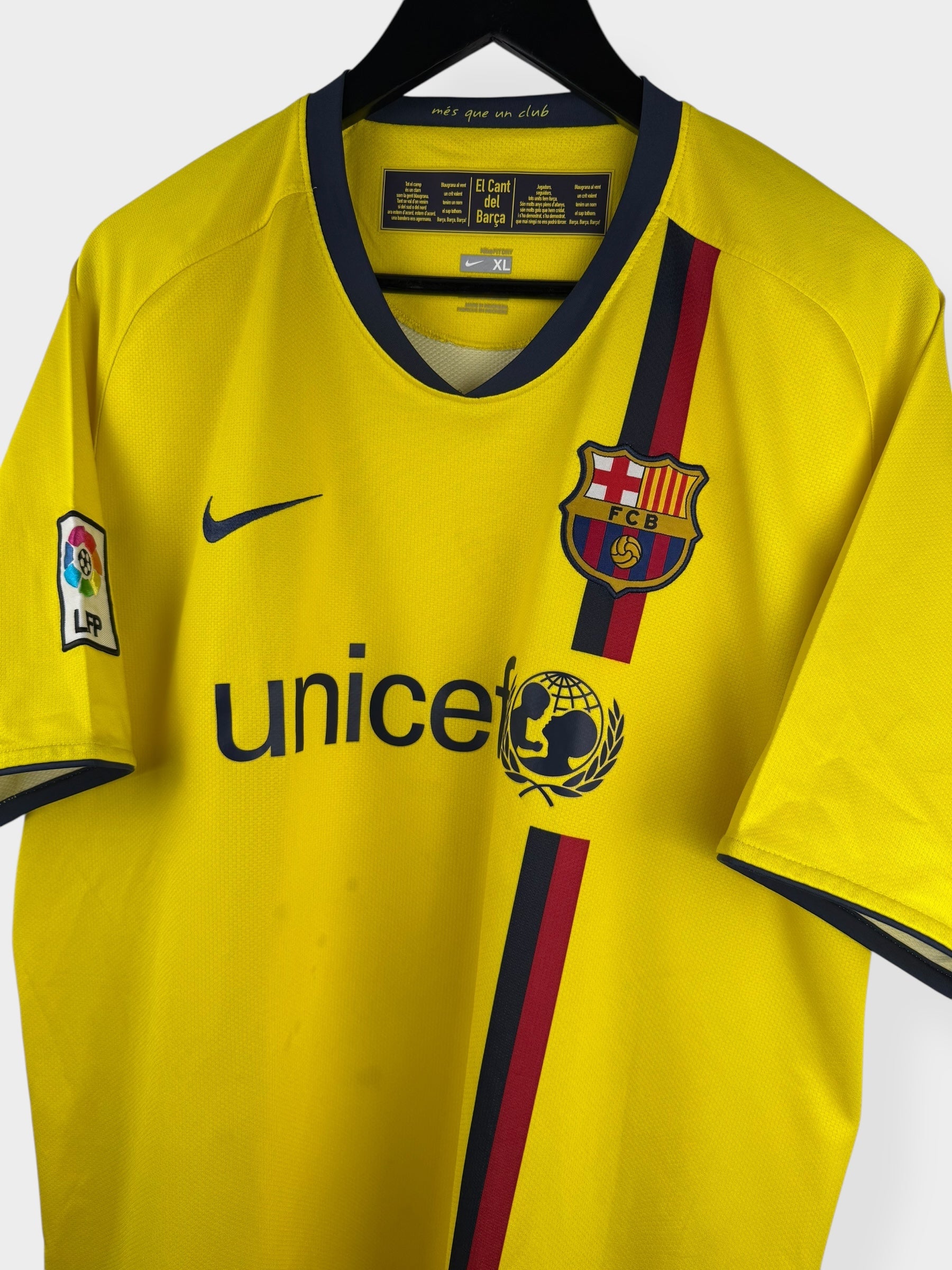 2008-10 BARCELONA AWAY SHIRT XL