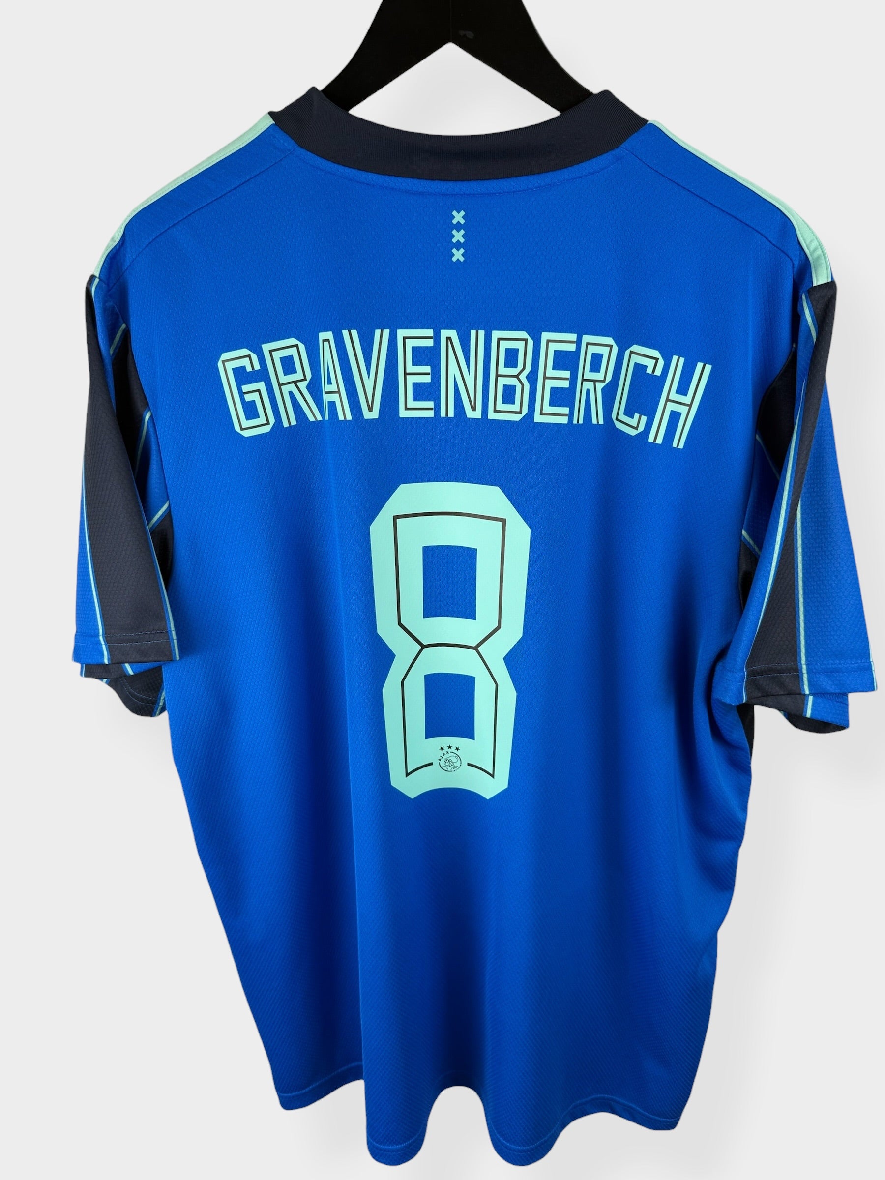 2021-22 AJAX AWAY SHIRT GRAVENBERCH #8 XXL