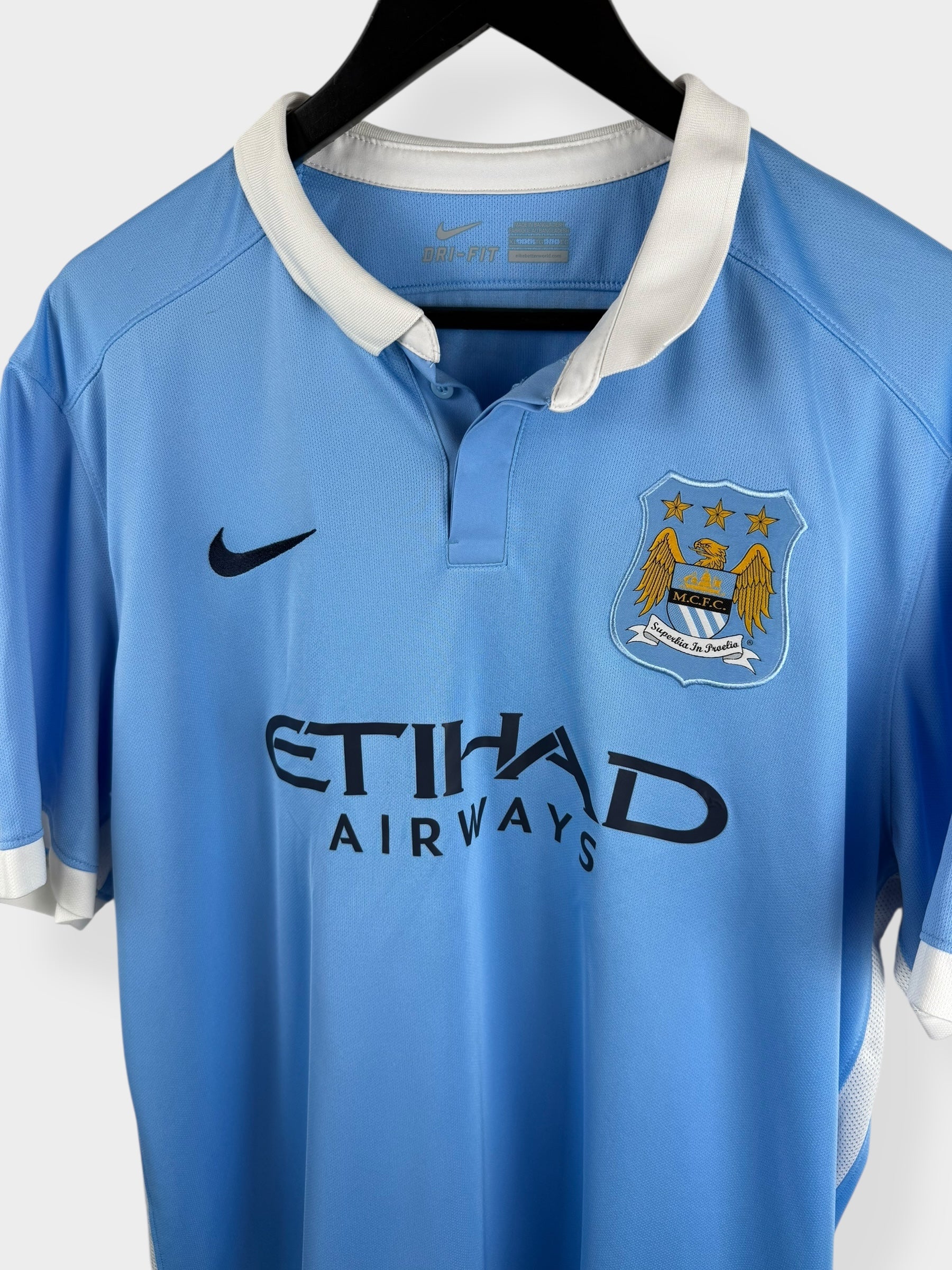 2015-16 MANCHESTER CITY HOME SHIRT YAYA TOURE #42 XL - Authentic Football Club