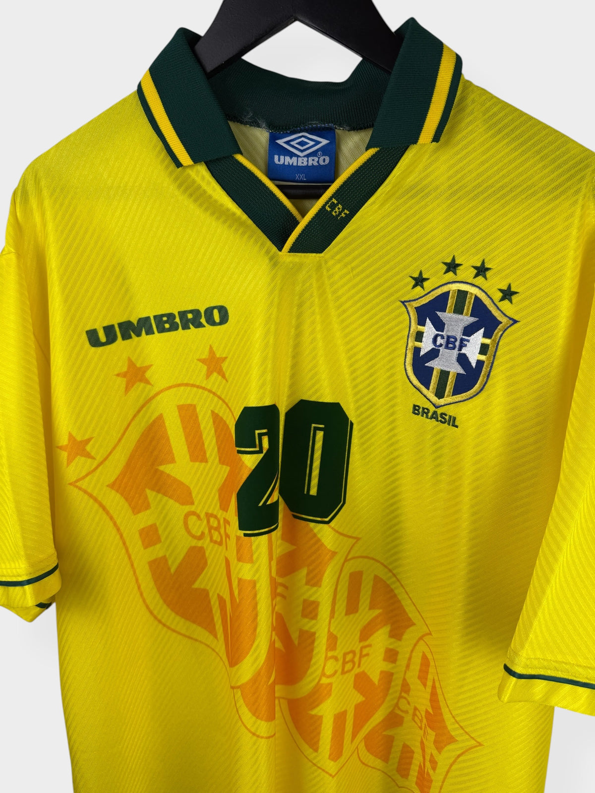 MAILLOT DOMICILE BRÉSIL 1994-95 RONALDO #20 XXL