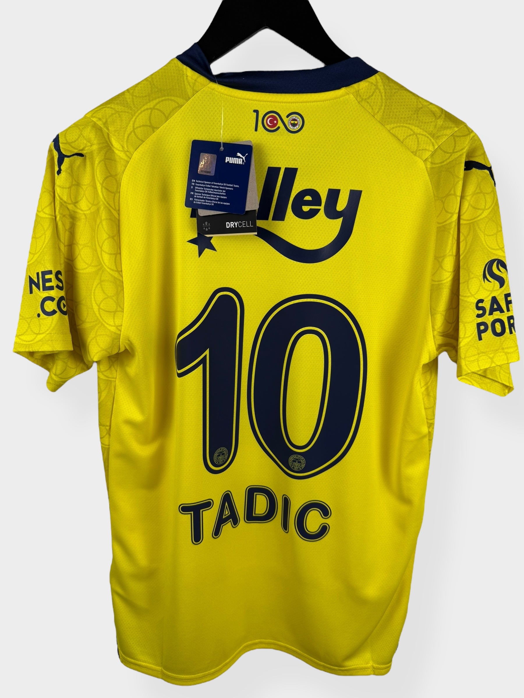 2023-24 FENERBACHE AWAY SHIRT TADIC #10 S - Authentic Football Club