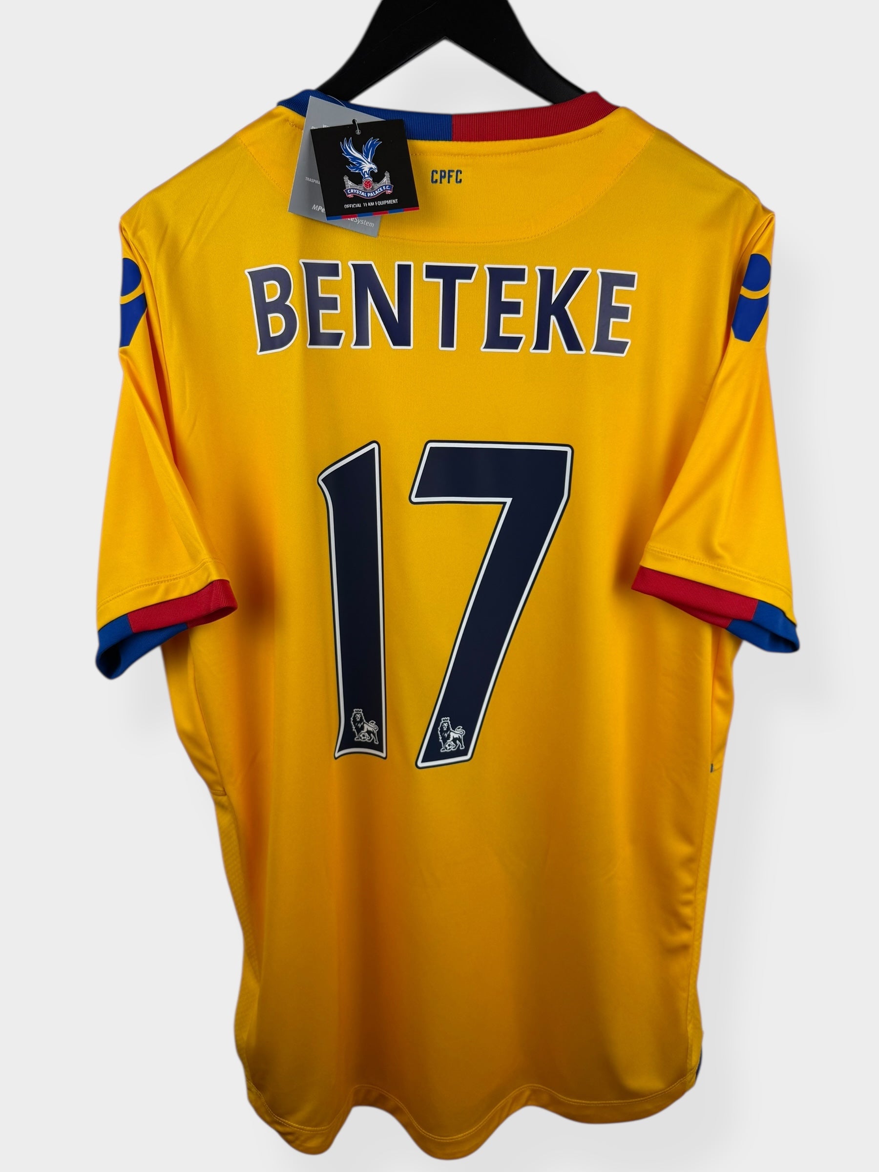 2016-17 CRYSTAL PALACE UITSHIRT BENTEKE #17 XXL