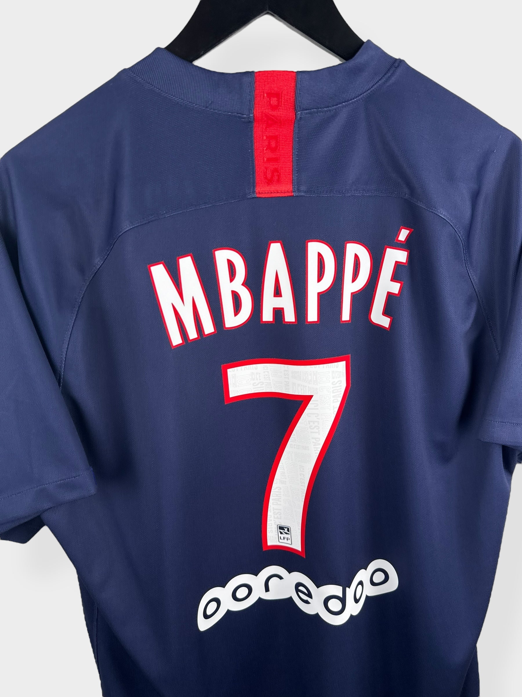 2019-20 PARIS SAINT-GERMAIN HOME SHIRT MBAPPE #7 XL - Authentic Football Club