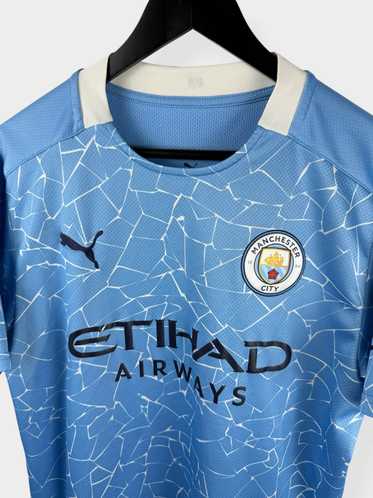 2020-21 MANCHESTER CITY HOME SHIRT DE BRUYNE #17 L - Authentic Football Club