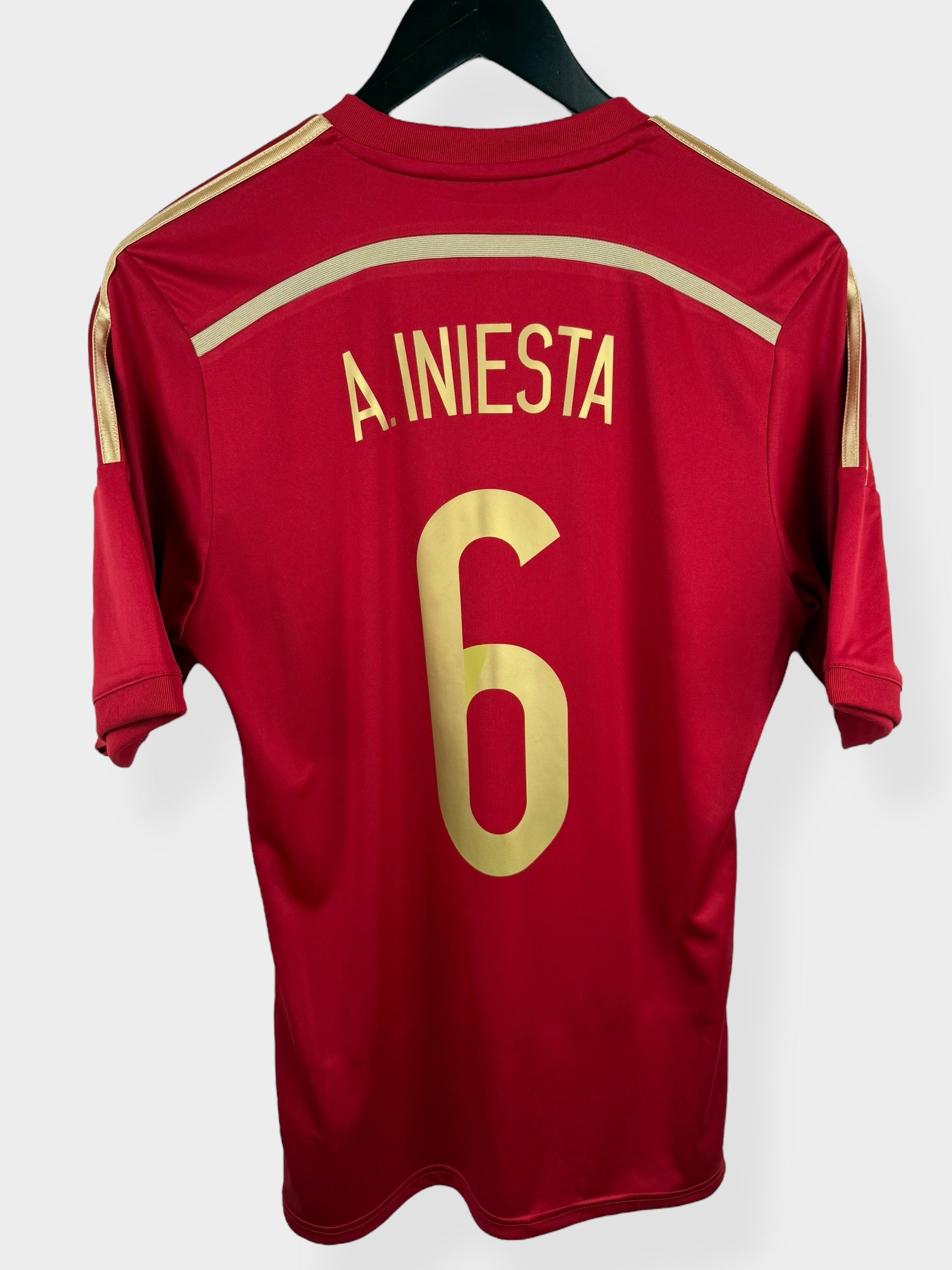 2014-15 SPANJE THUISSHIRT INIESTA #6 S