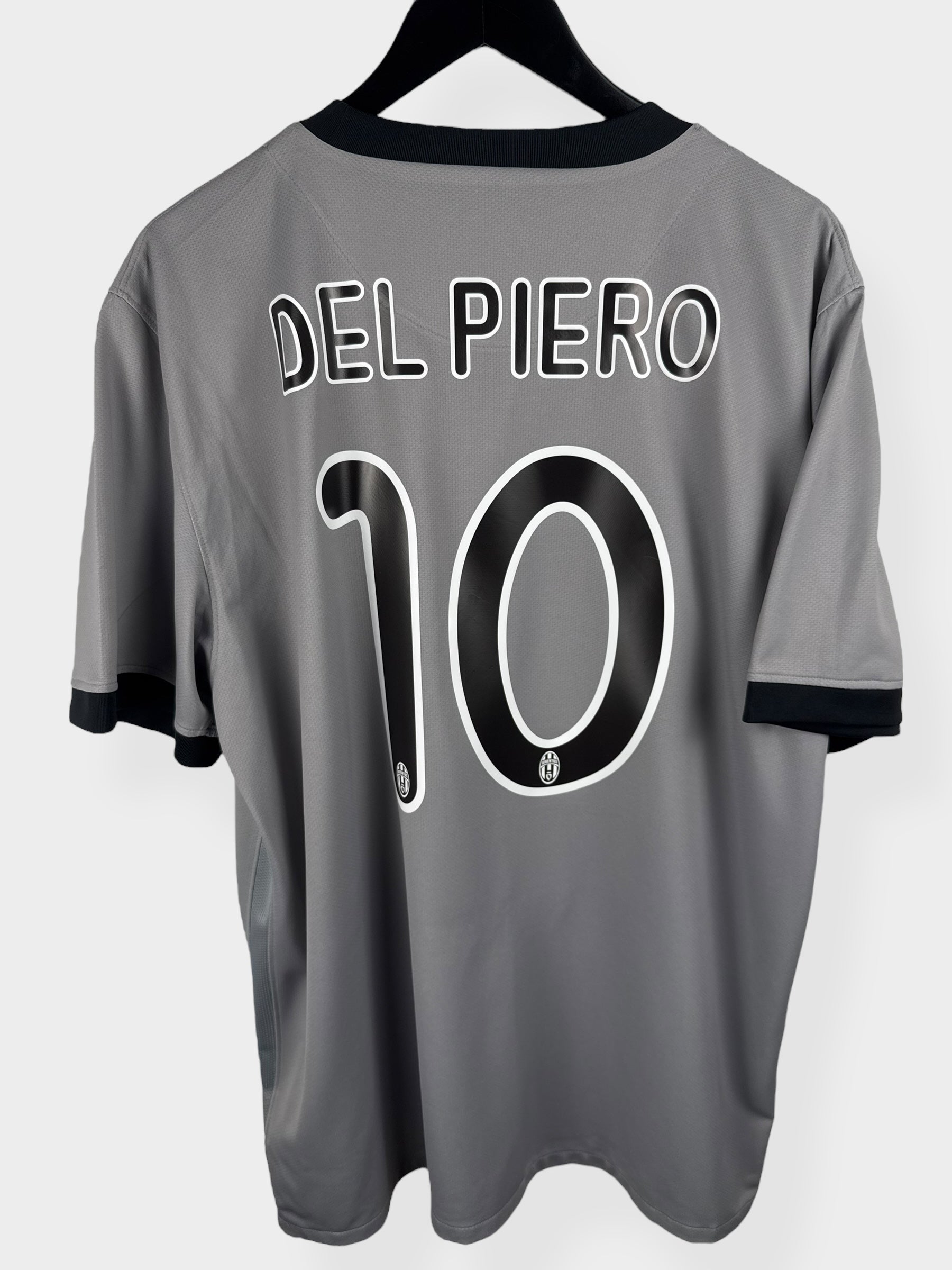 2009-10 JUVENTUS AWAY SHIRT DEL PIERO #10 XL - Authentic Football Club